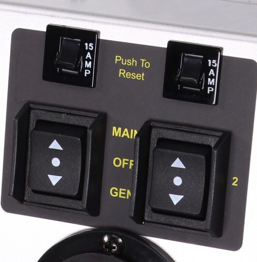 Bulk 10 Pack Thermal Circuit Breaker 15 AMP 125/250V Push Snap Panel CTB-B-B-15