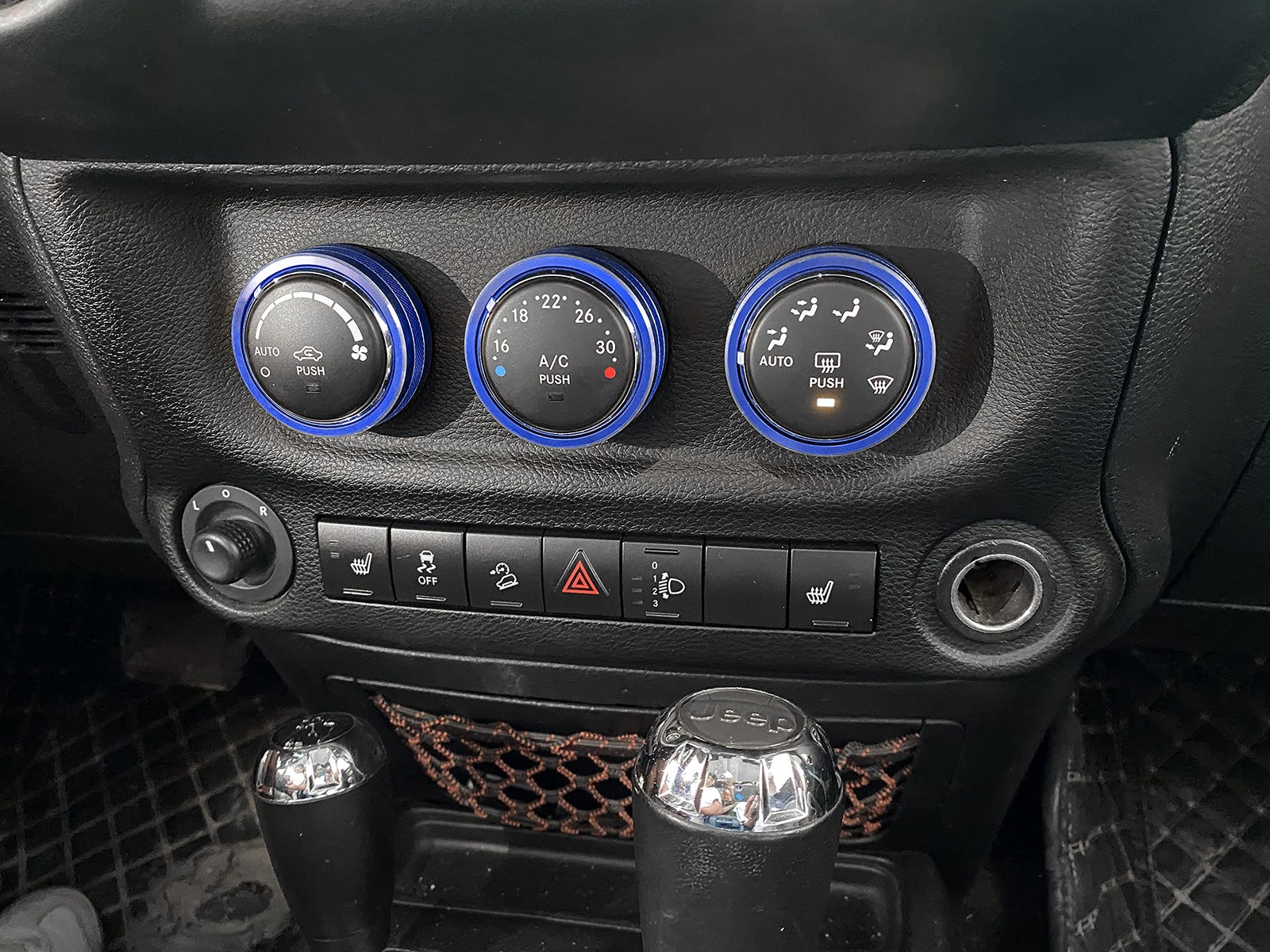 AC Climate Control Knob Ring Conditioner Switch Volume Cover with 2011-2017 J…