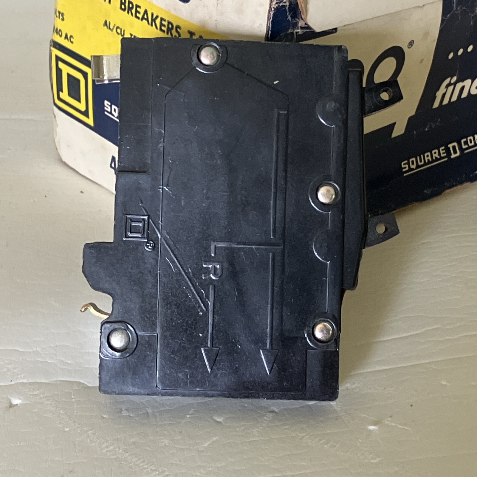 Square D QO1515 15 Amp 1 Pole Piggyback Metal Clip QOT1515 Clamp connect NEW!