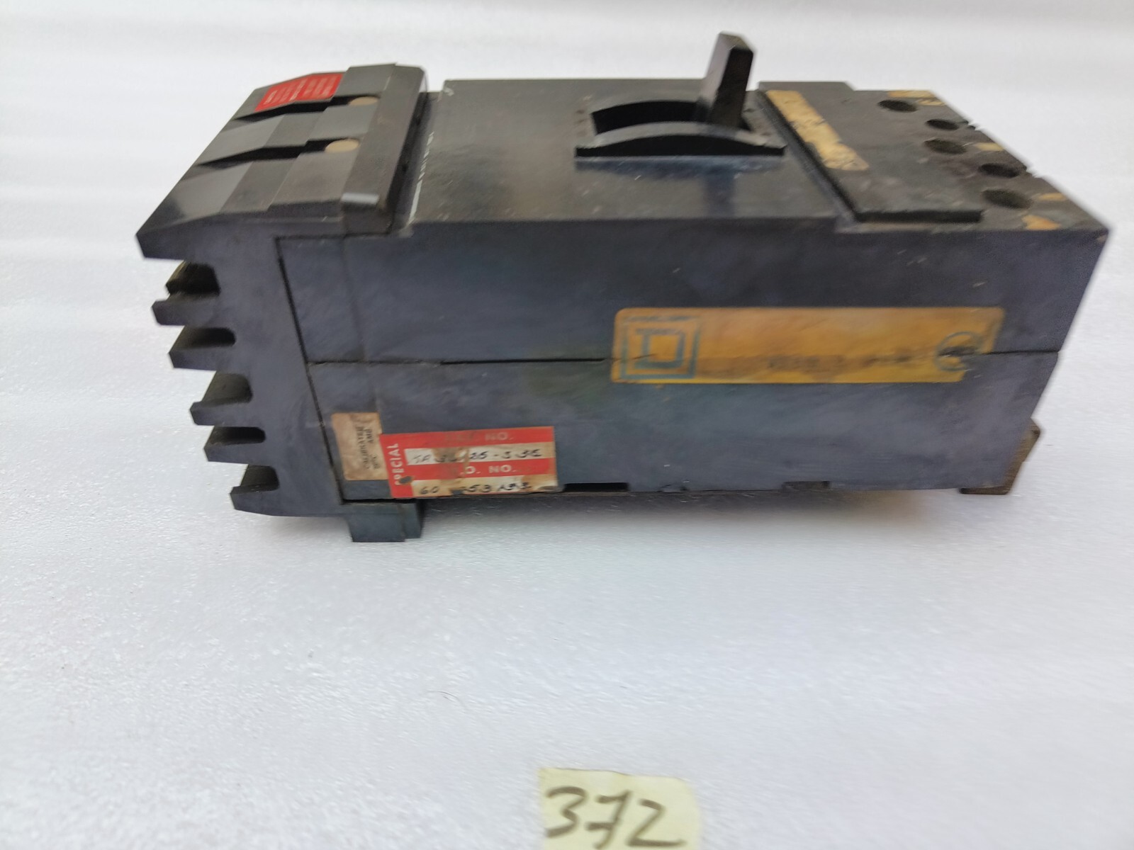 Square D KA36125 125AMP 600V 3 POLE I Line Circuit Breaker Black Frame