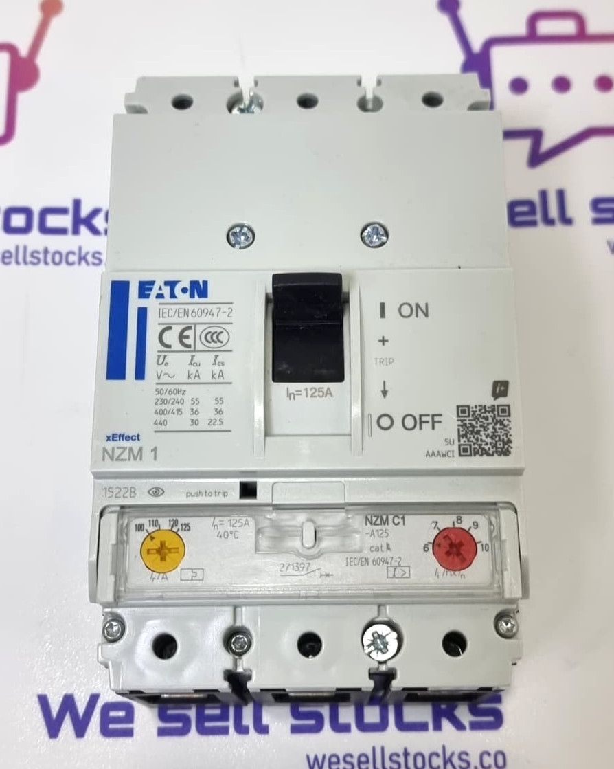 Eaton NZMC1-A125 Molded Case Circuit Breaker 125A