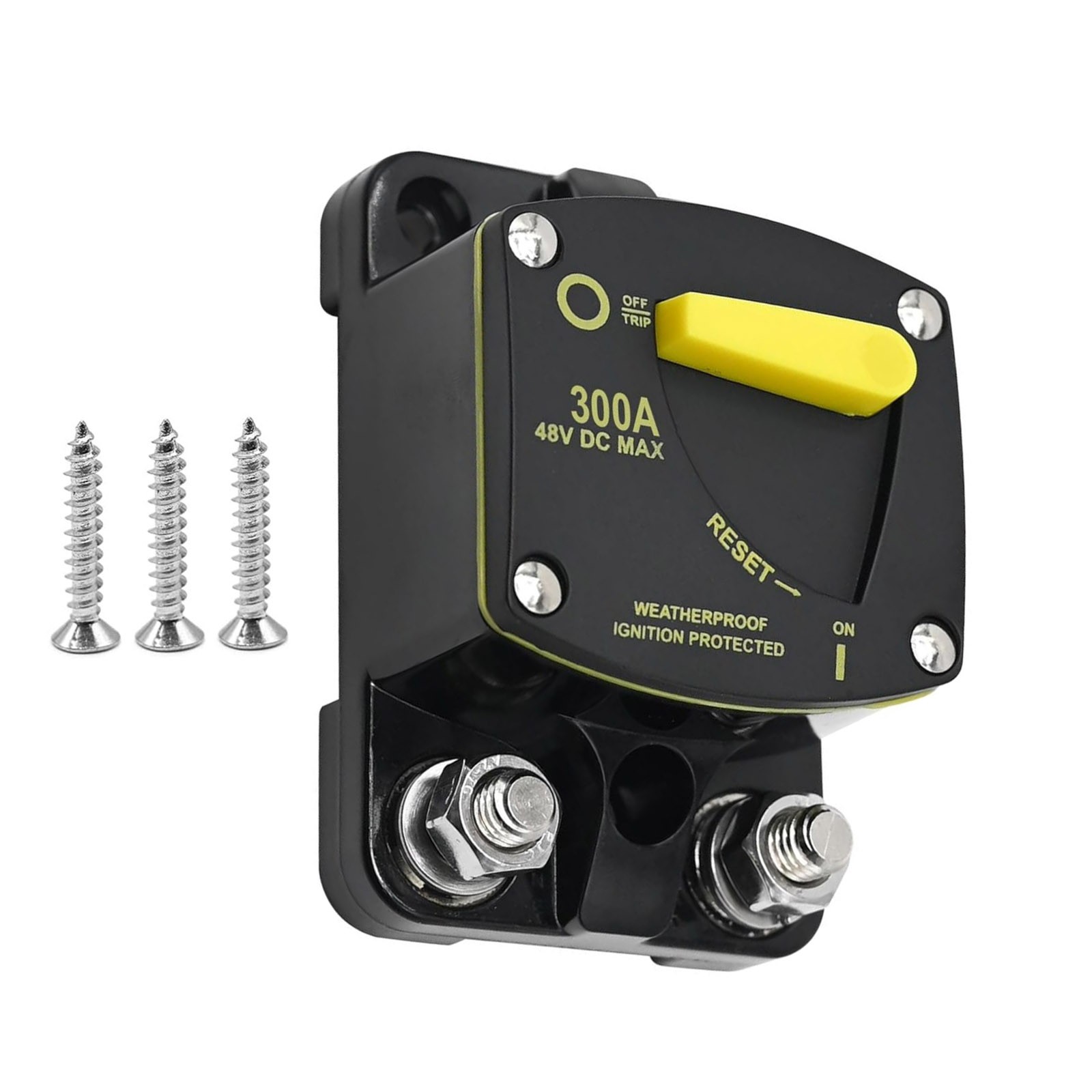 300 Amp 12-48V DC Circuit Breaker For Car Audio RV Marine Boat Truck Motors