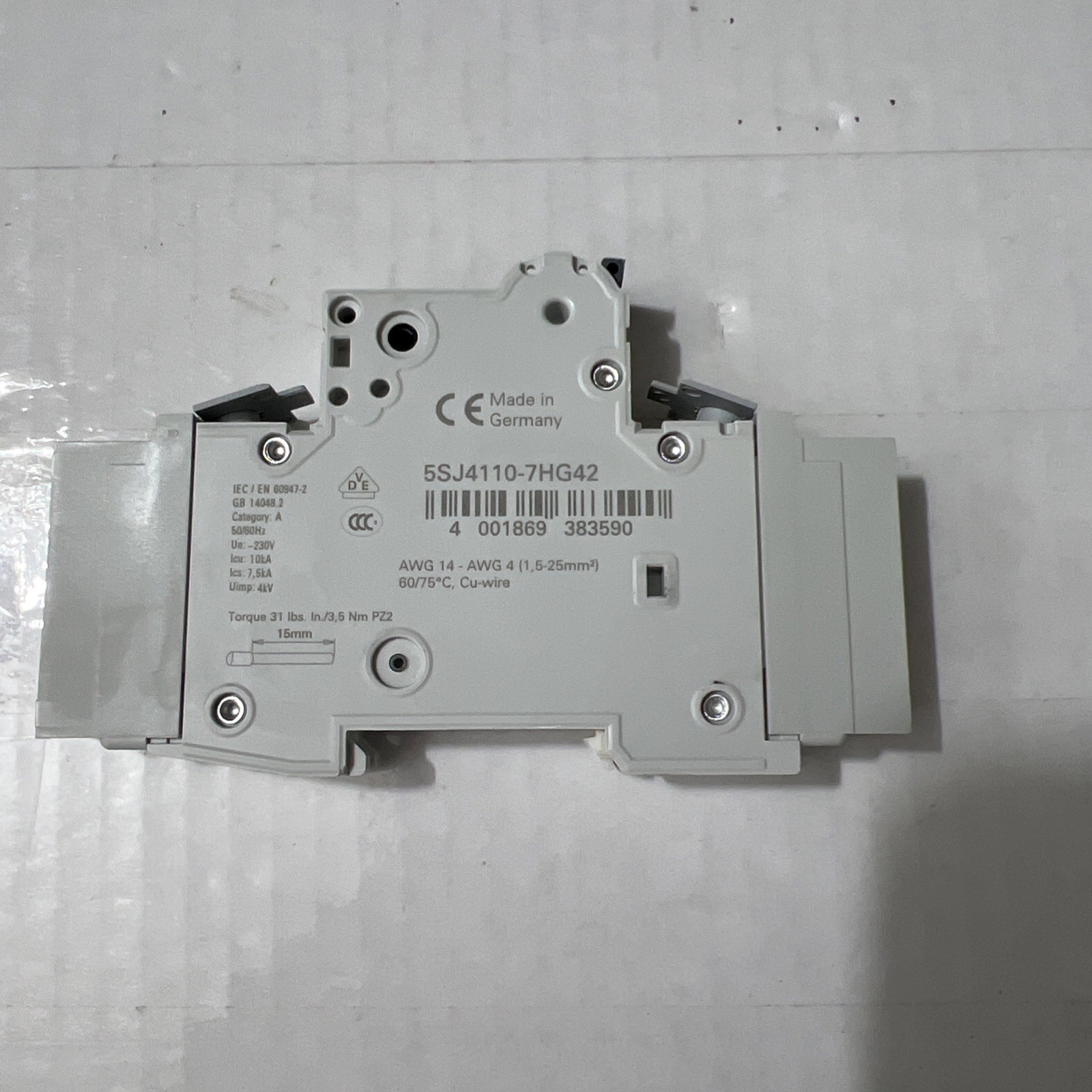 Siemens 3SB3244-6BA40 Green Indicator Light, 24V