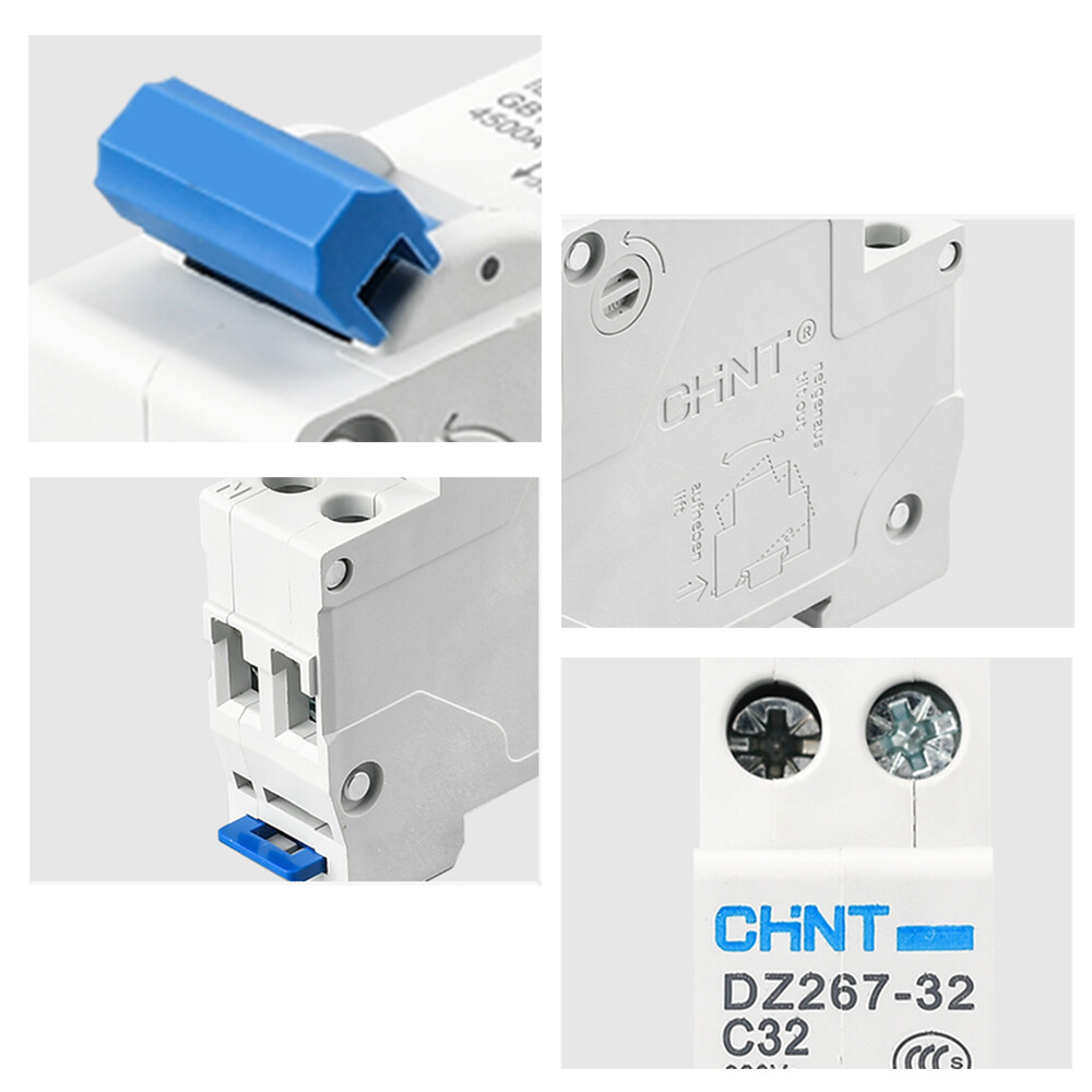 10/16/20/25/32Amp AC230V 1P+N DPN Circuit Breaker MCB Type C 4.5kA DZ267-32 CHNT