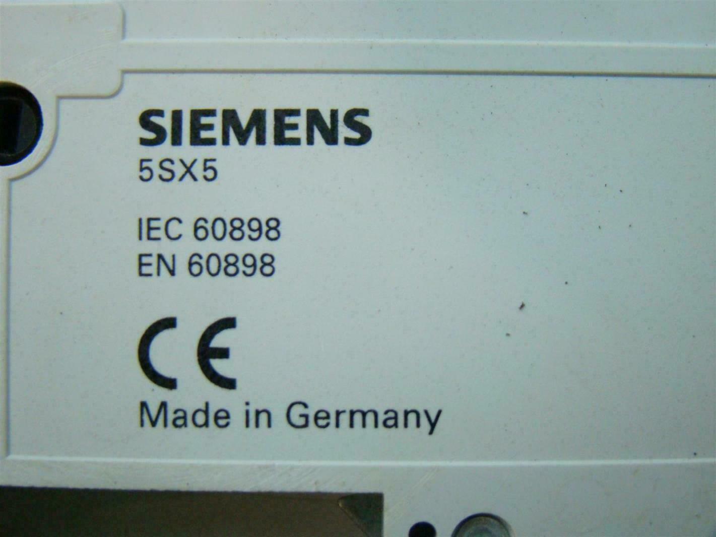 Siemens 25a Circuit Breaker Din Mount 230/440V 5SX21-C25