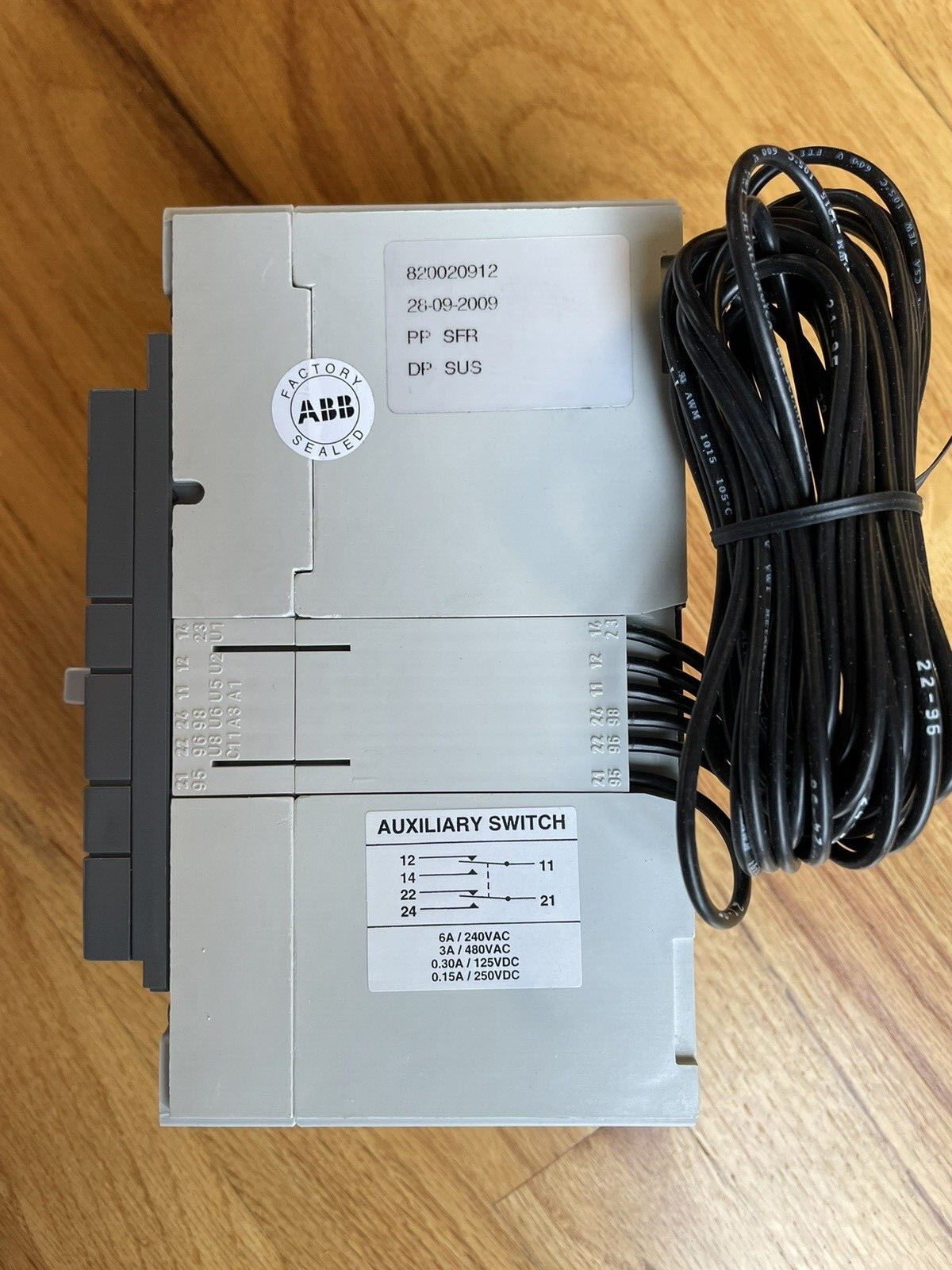ABB / SACE – S3N020TWA 20Amp 3 Pole Circuit Breaker – NEW Made in Italy