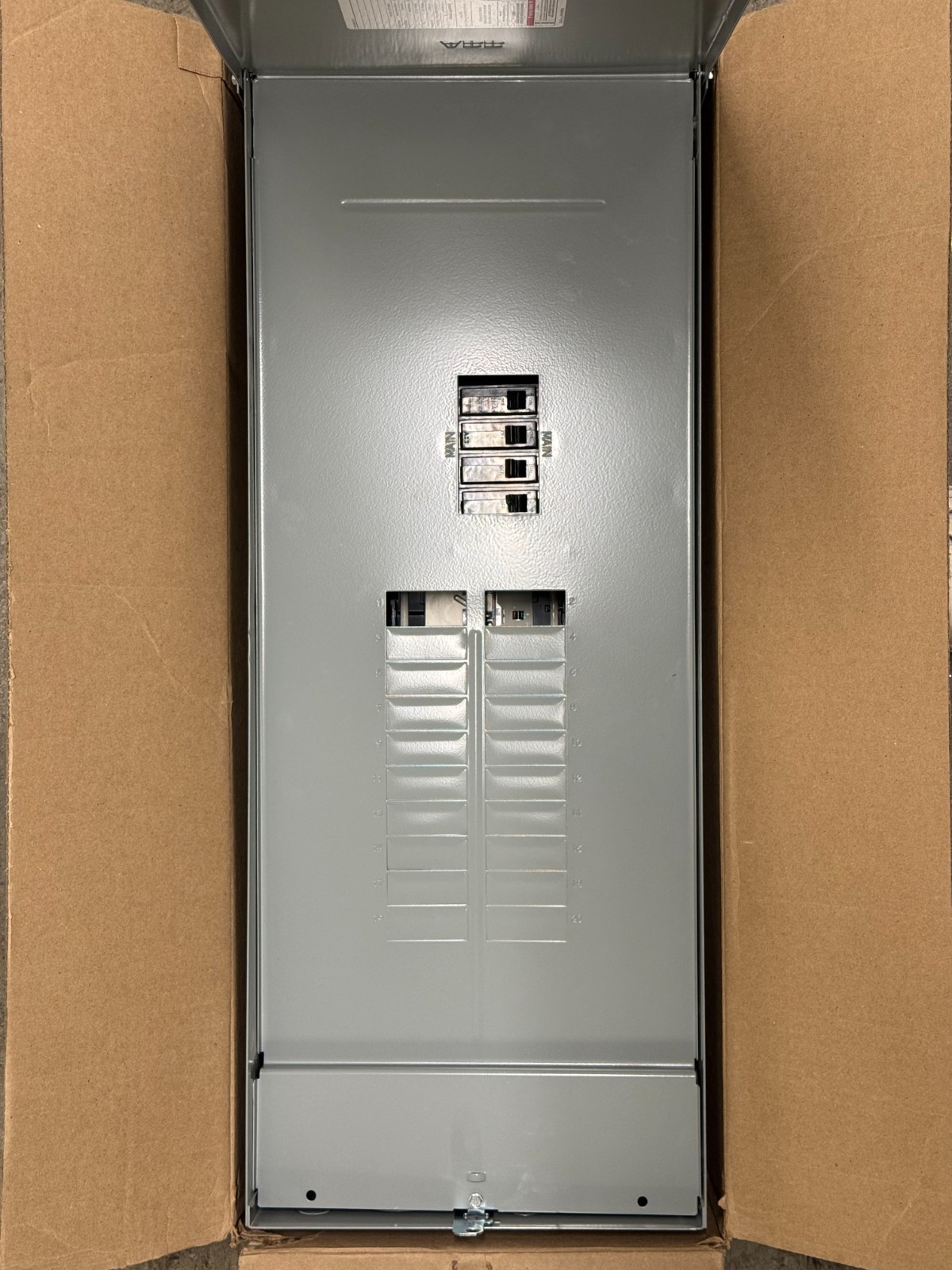 ABB 200A 20 Space 40 Circuit Outdoor Main Breaker Panel Value Pack PAM2020RPA