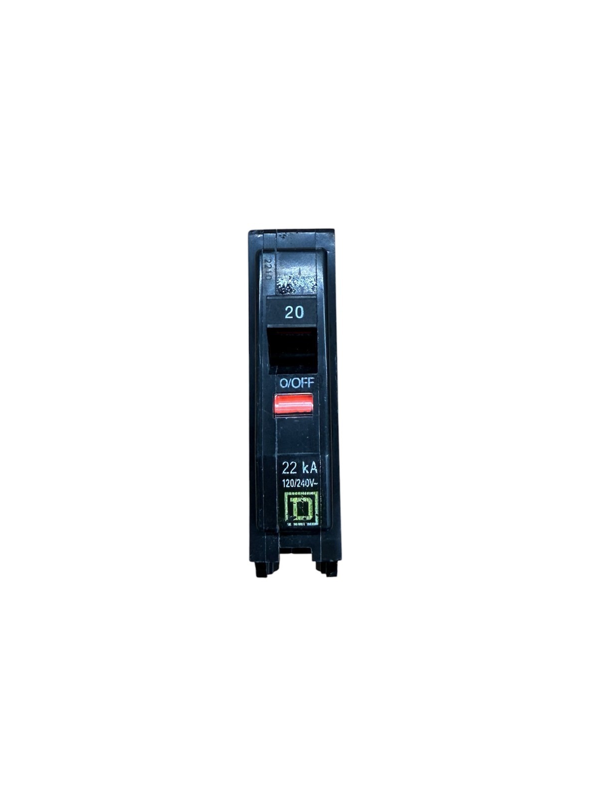 Square D QOB120VH QO 20A 1-Pole Bolt-On Circuit Breaker 120V