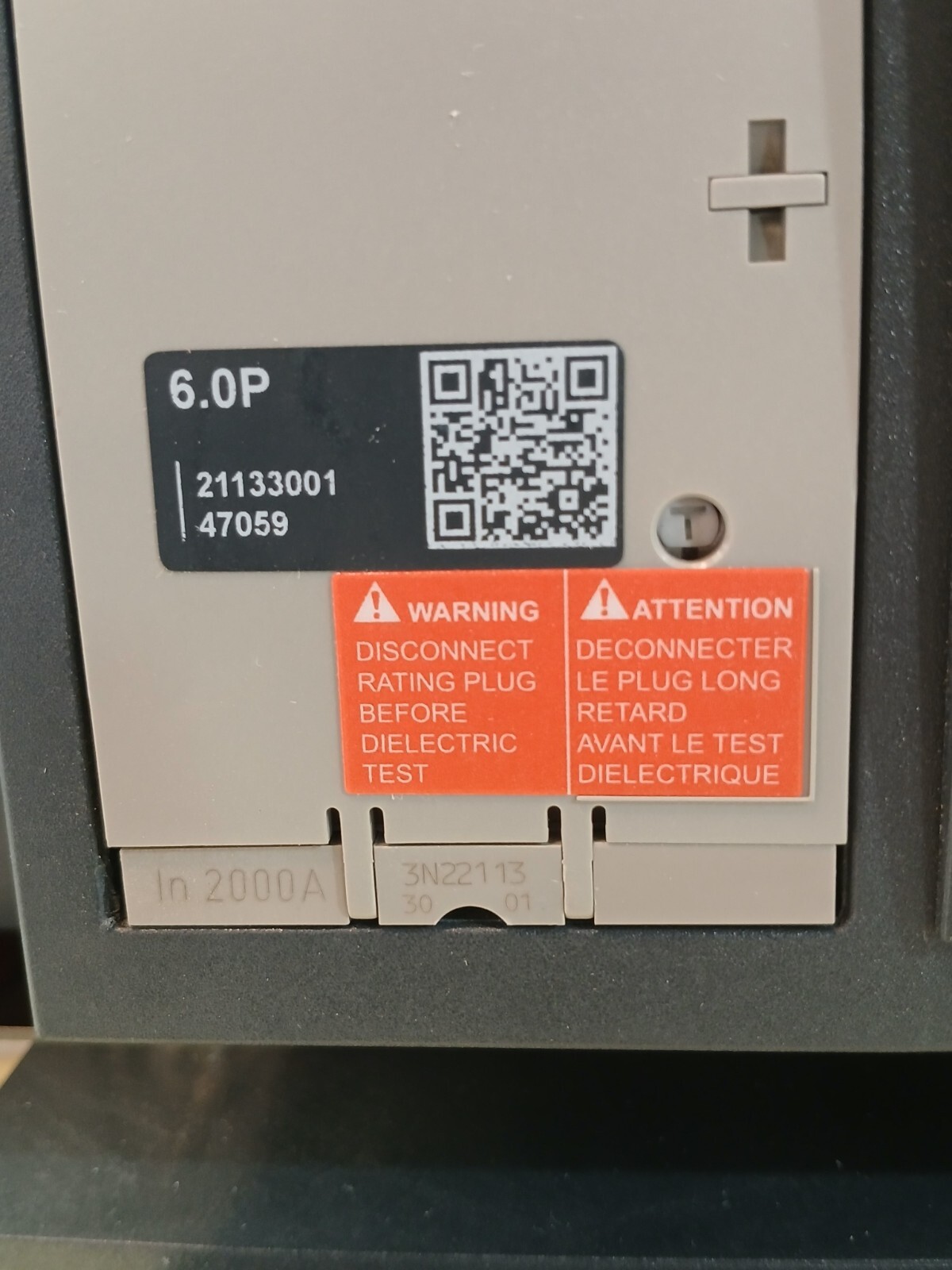 SCHNEIDER ELECTRIC NW20 H1 Masterpact NW Circuit Breaker Micrologic 6.0 P 1000V