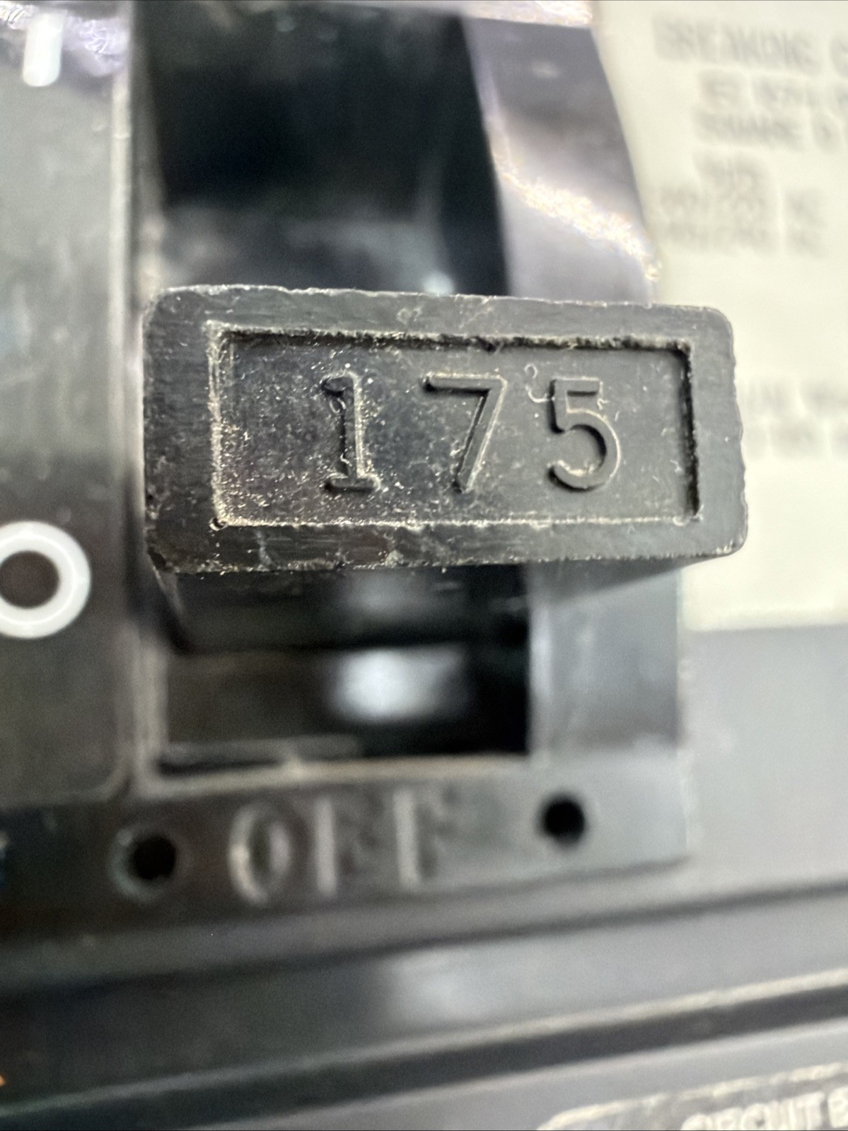 Square D 175A 3 Phase Pole Breaker 600V KAL36175 Line Load Lugs 175 Amp