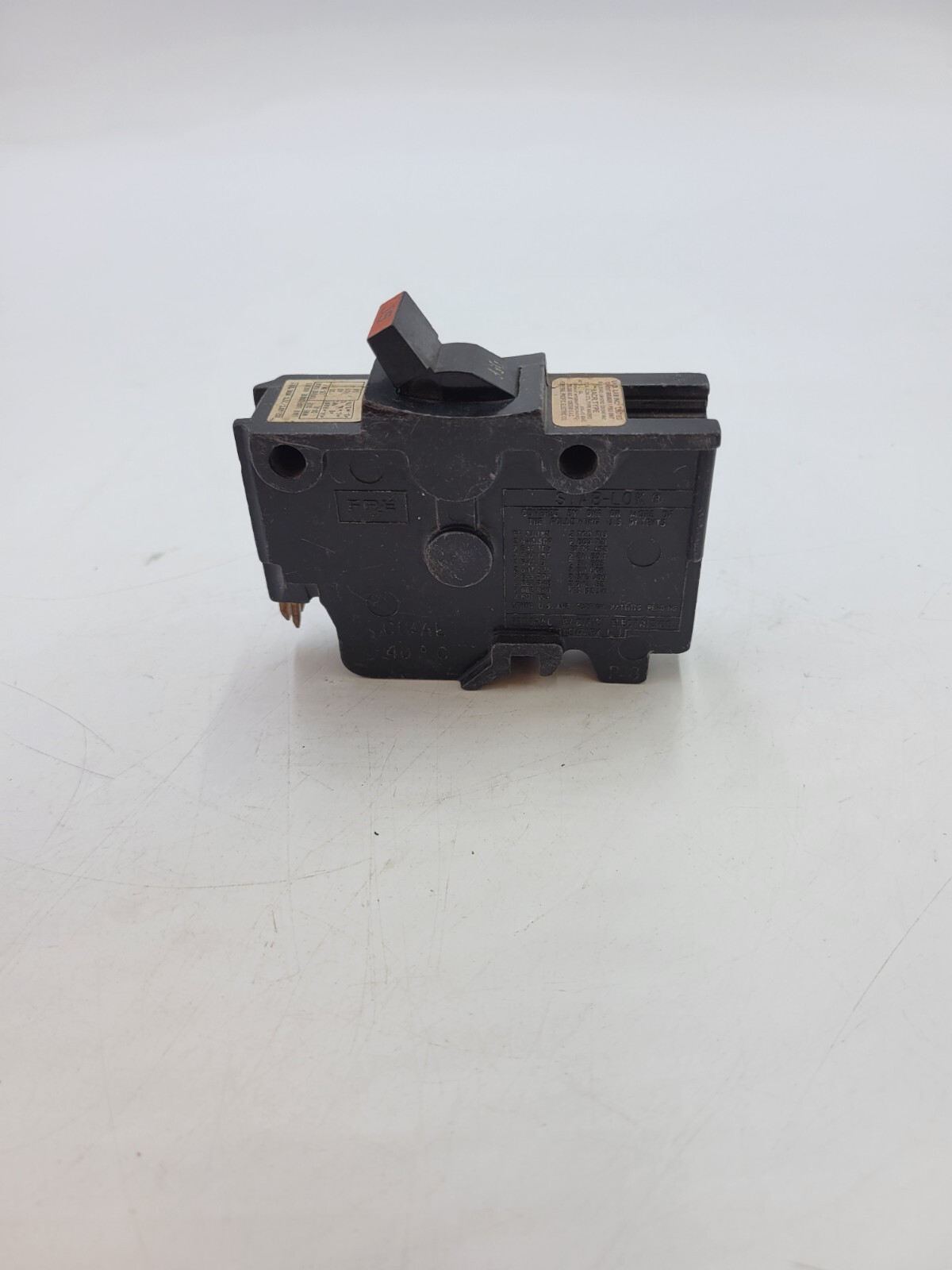 Federal Pacific NC115 Stab-Lok Circuit Breaker 15A 120/240VAC 1P 1PH Type NASWD