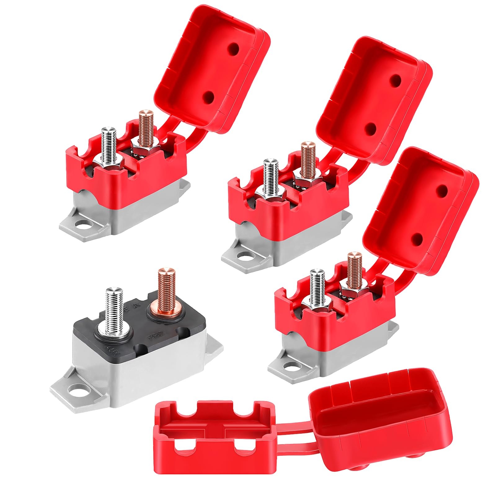 4 Pieces Dc 12V – 24V Automatic Reset Circuit Breaker Circuit Breaker With
