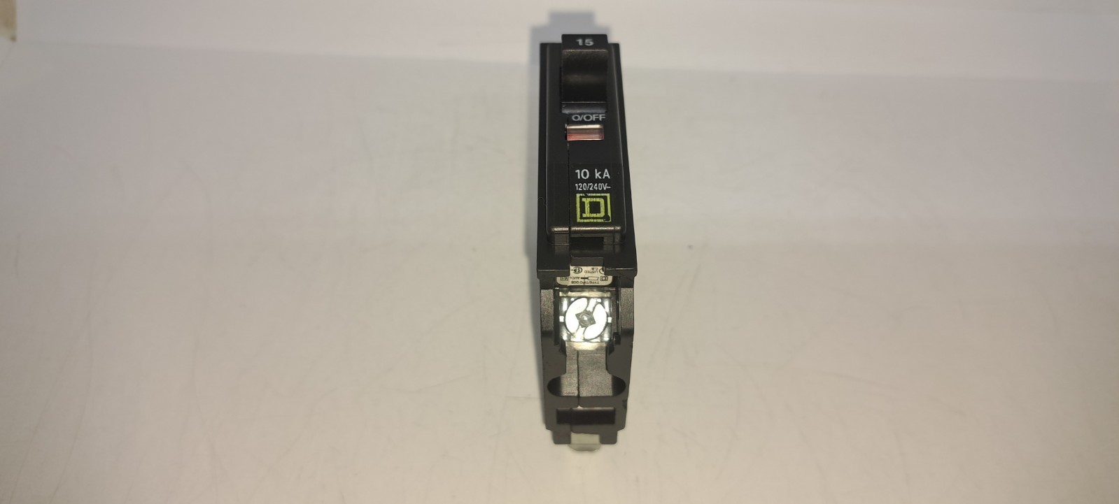 Square D QOB115 15 AMP 1 POLE 120/240V Bolt-on Circuit Breaker Yellow Face NEW