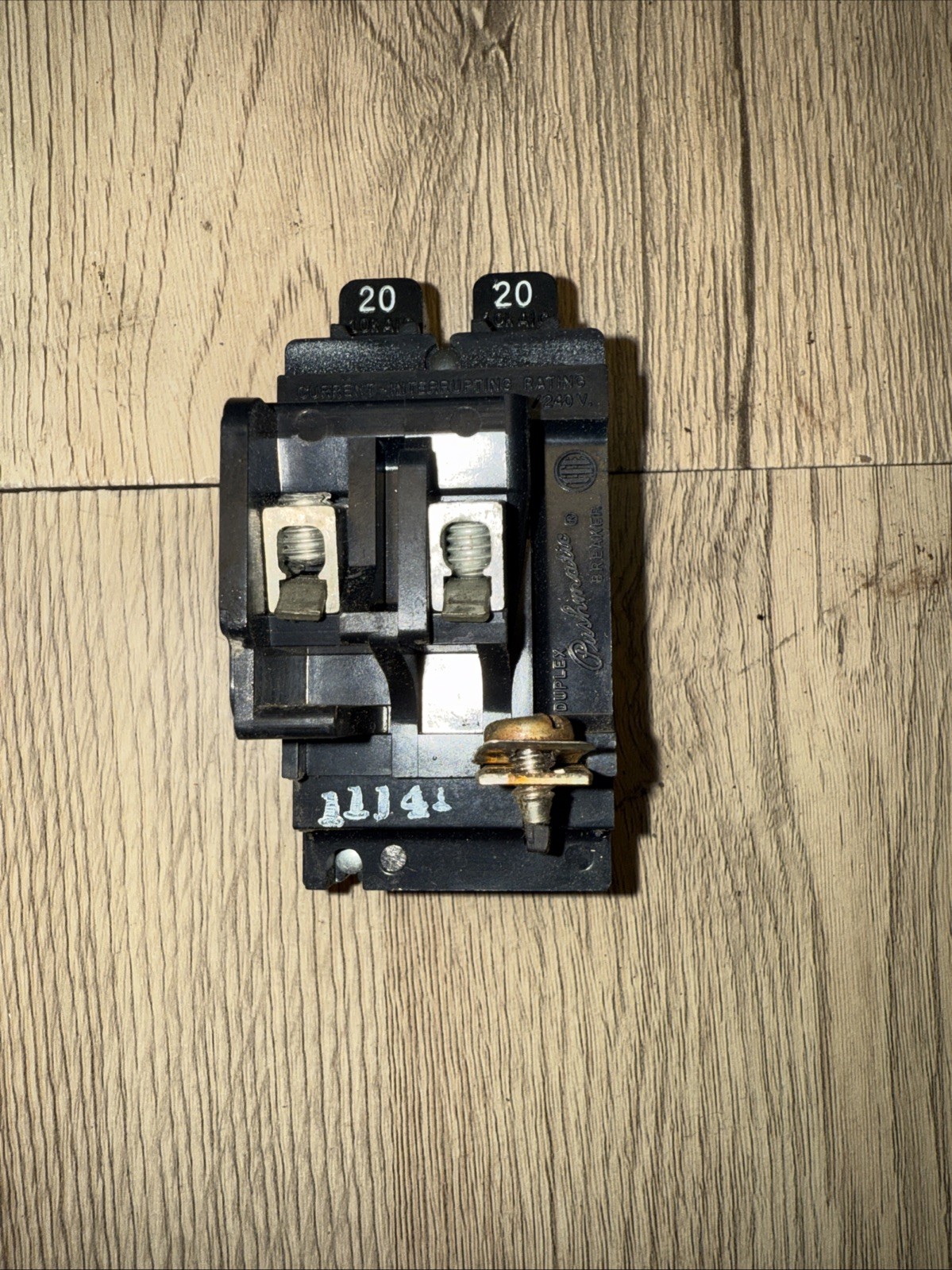 Pushmatic P2020 Bulldog ITE 1 Pole 20 Amp Tandem Circuit Breaker