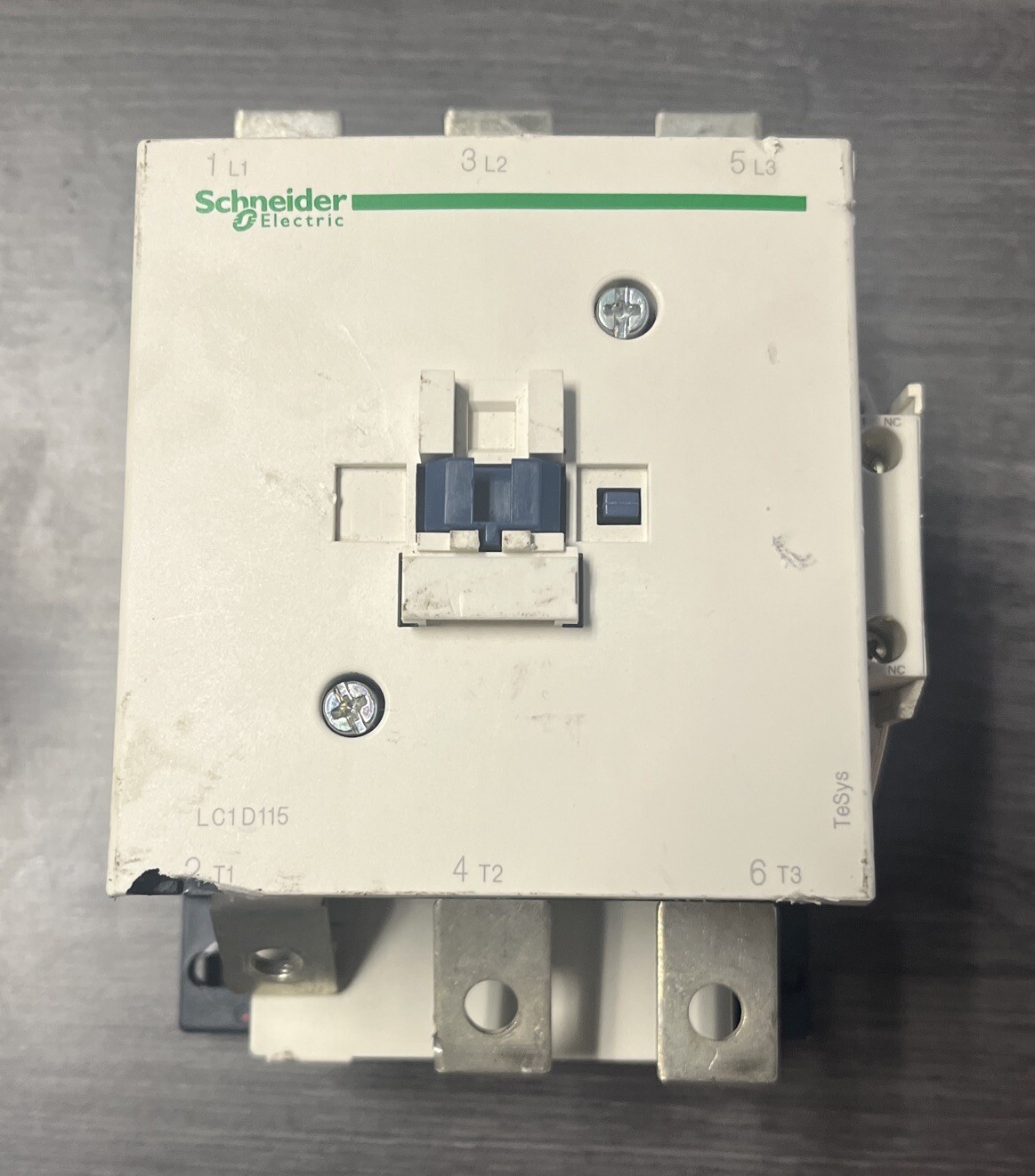 Schneider LC1 D115BD 3P 115A 24VDC Coil Contactor 75HP 460V