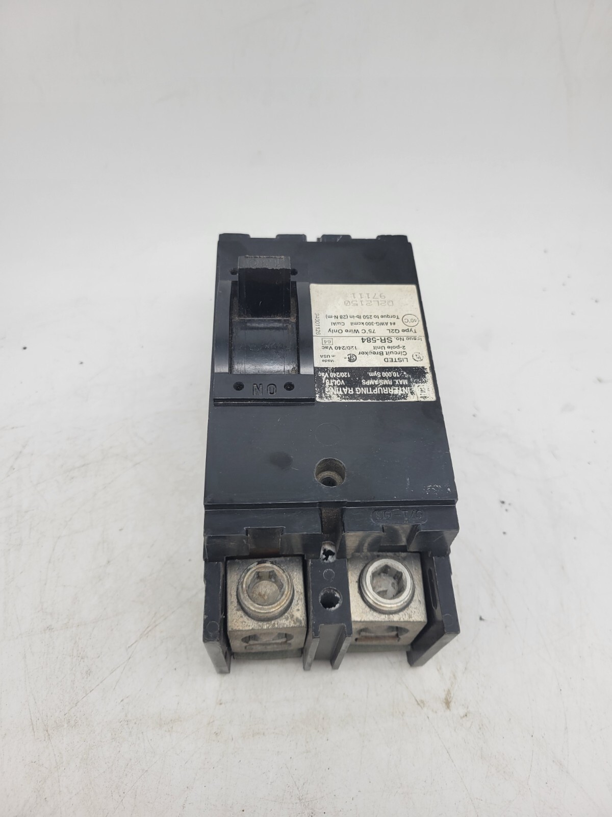 Square D Q2L2150 Feed-Thru Circuit Breaker 150A 120/240V 2P 1PH Type Q2L 150 AMP