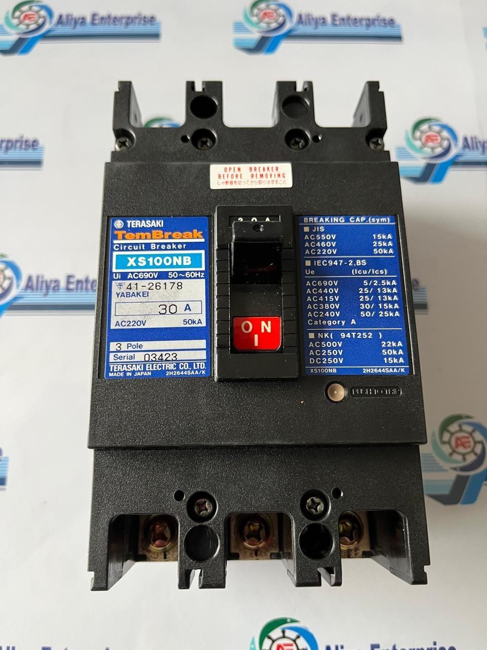 Terasaki XS100NB (30A) 3POLE Circuit Breaker FREE FAST SHIPPING