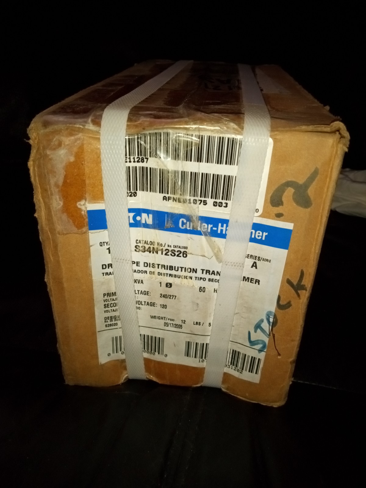 Cutler Hammer S34N12S16 Transformer
