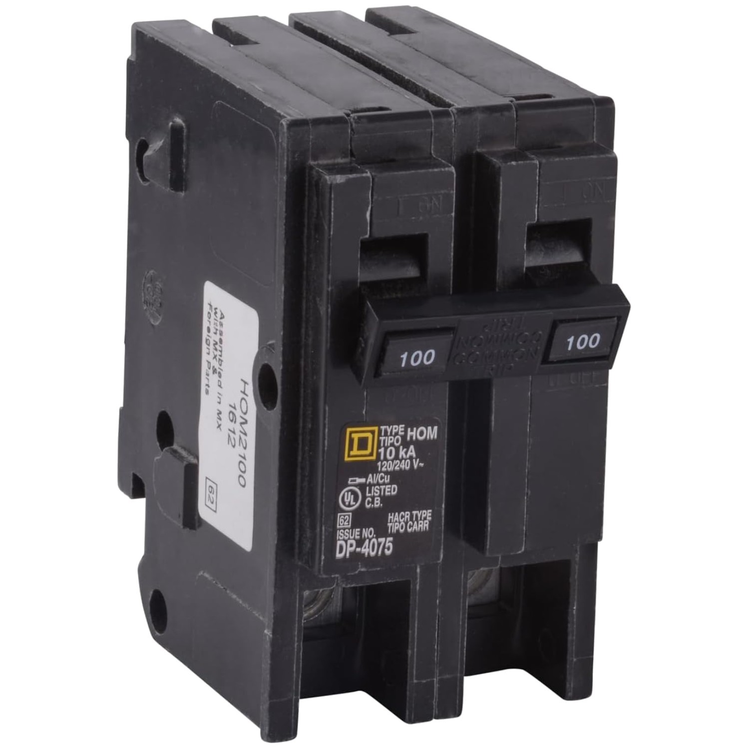 Plug-in Mount 100A Circuit Breaker by Square D