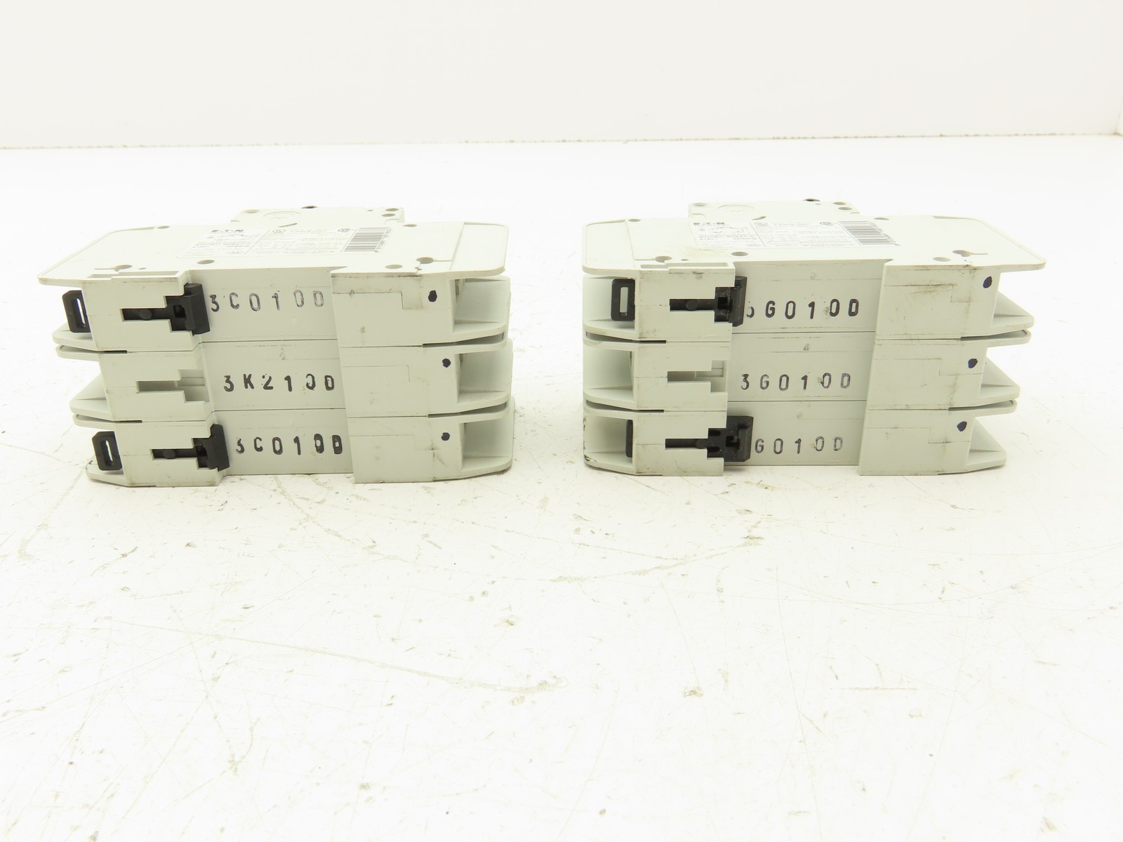 Eaton FAZ-D10/3-RT Circuit Breaker 3 Pole 415V 10A Lot of 2