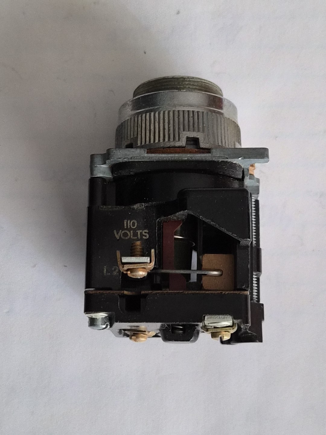 CH 10250T231 INDICATOR LIGHT & PUSHBUTTON w/ 10250T CONTACT BLOCK, NOS.
