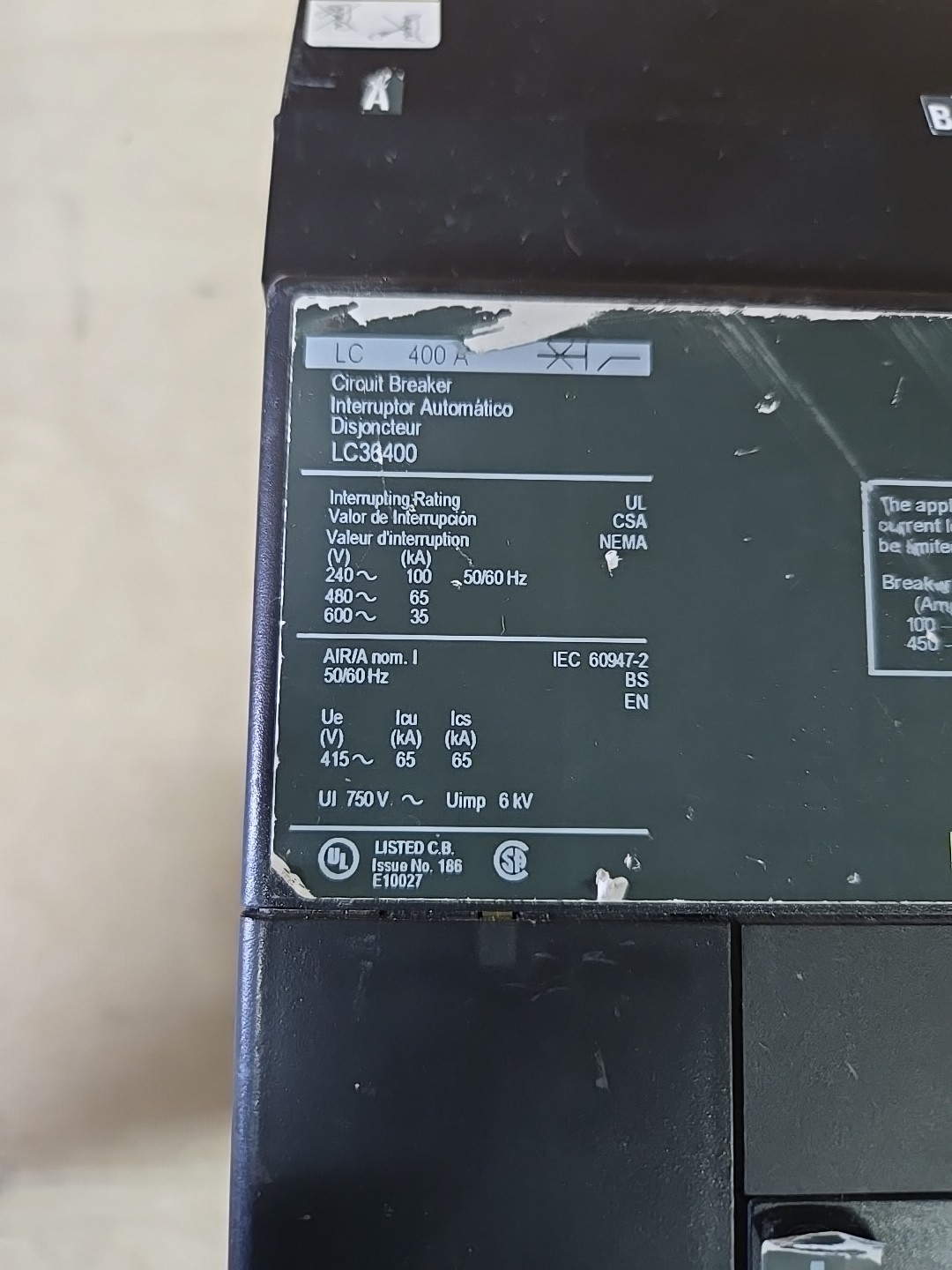 SCHNEIDER ELECTRIC LC36400 / LC36400