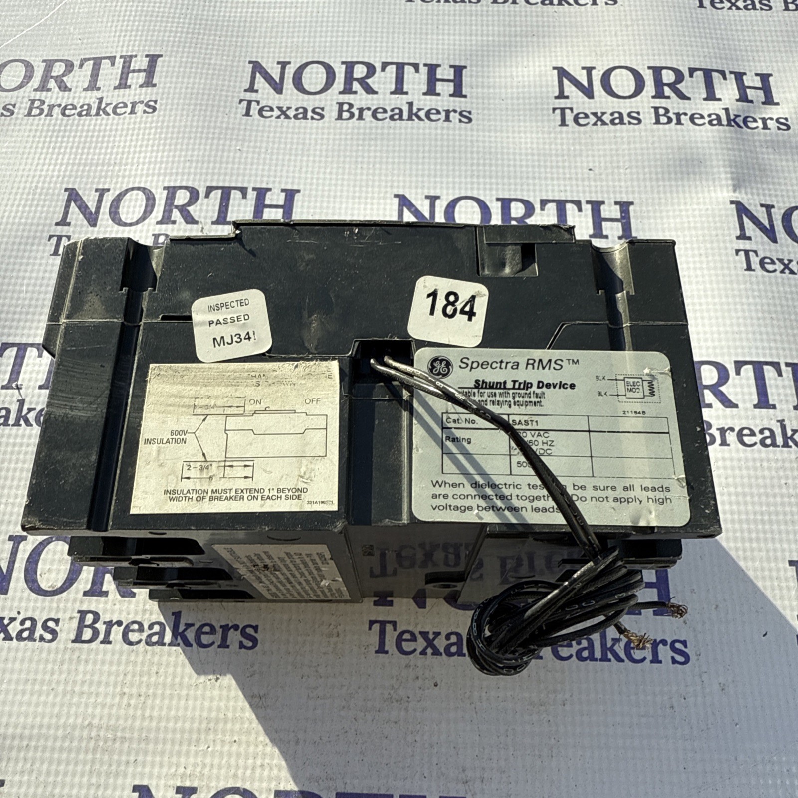 NIB – GE – SELA36AI0150 – E-Frame 3P 600V 150A Mag Circuit Breaker No Box
