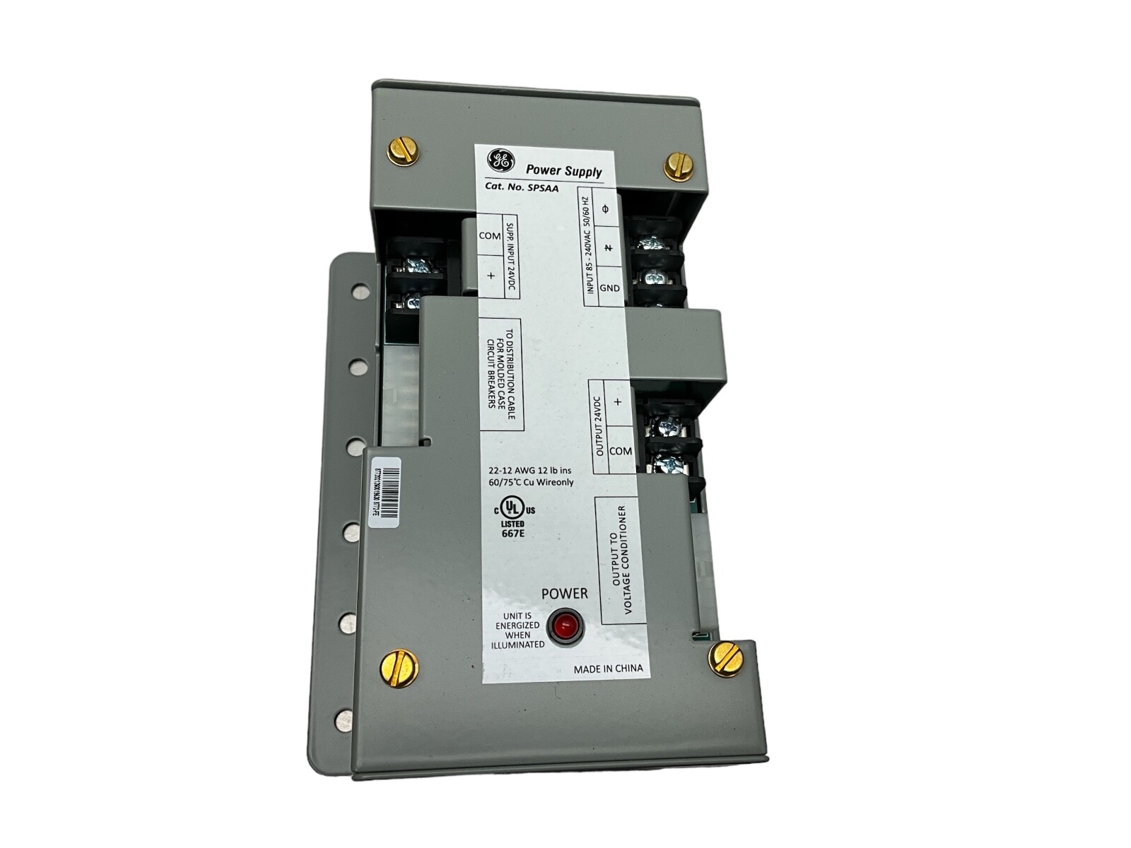 GE SPSAA Spectra RMS Accessory Power Supply W/ Plate