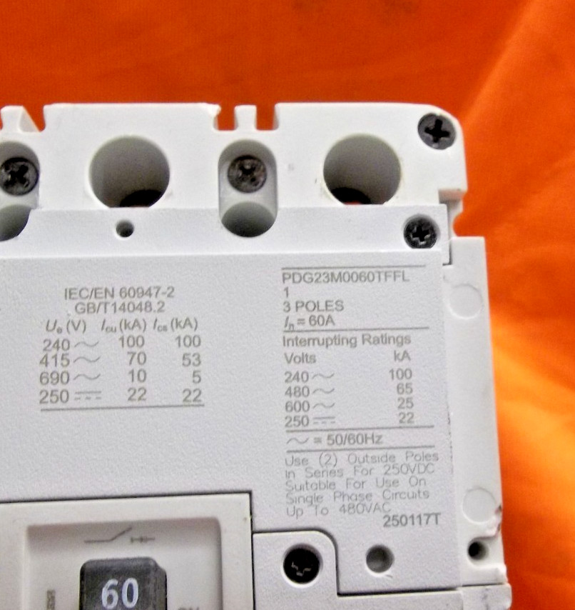 EATON PDG23M0060TFFL circuit breaker 1116A2