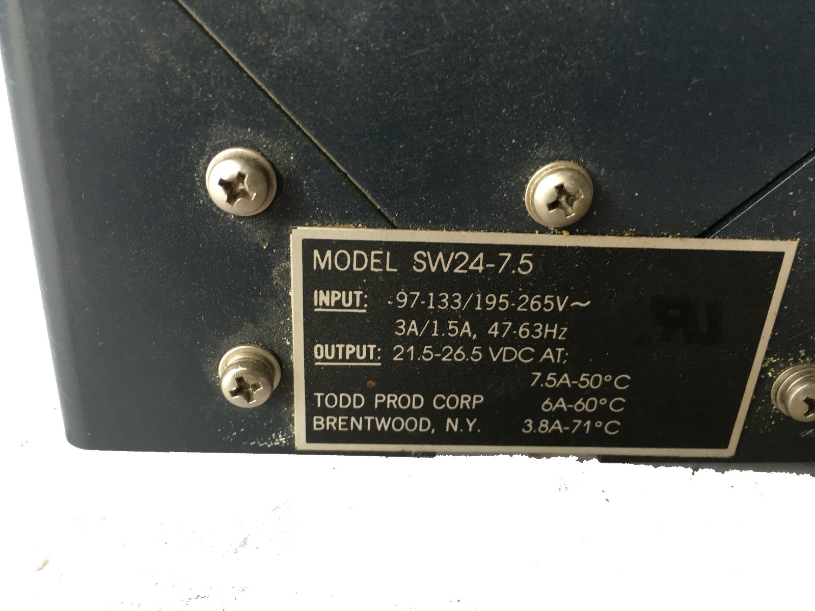 TODD Power Supply SW24-7.5