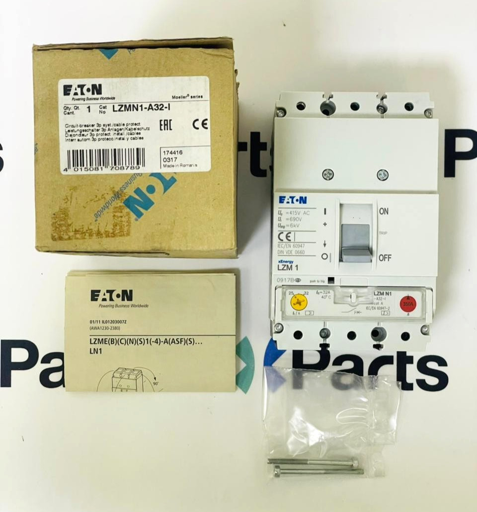 EATON MOELLER LZMN1-A32-I Circuit Breaker 32A 3-Pole 415V