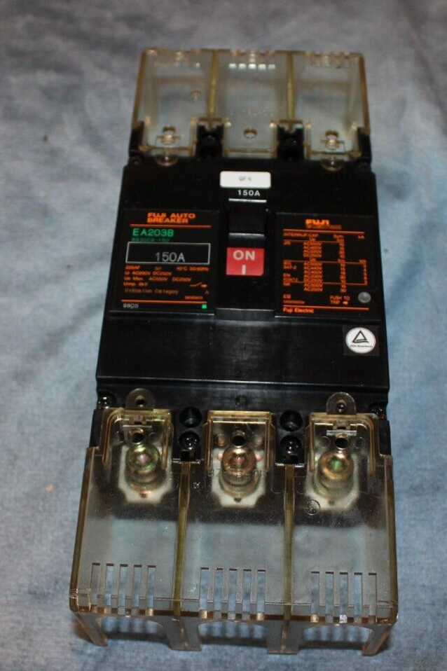 Fuji EA203B BB3GEB-150 150A Breaker (w/screws and wire guards) 6 Month Warranty