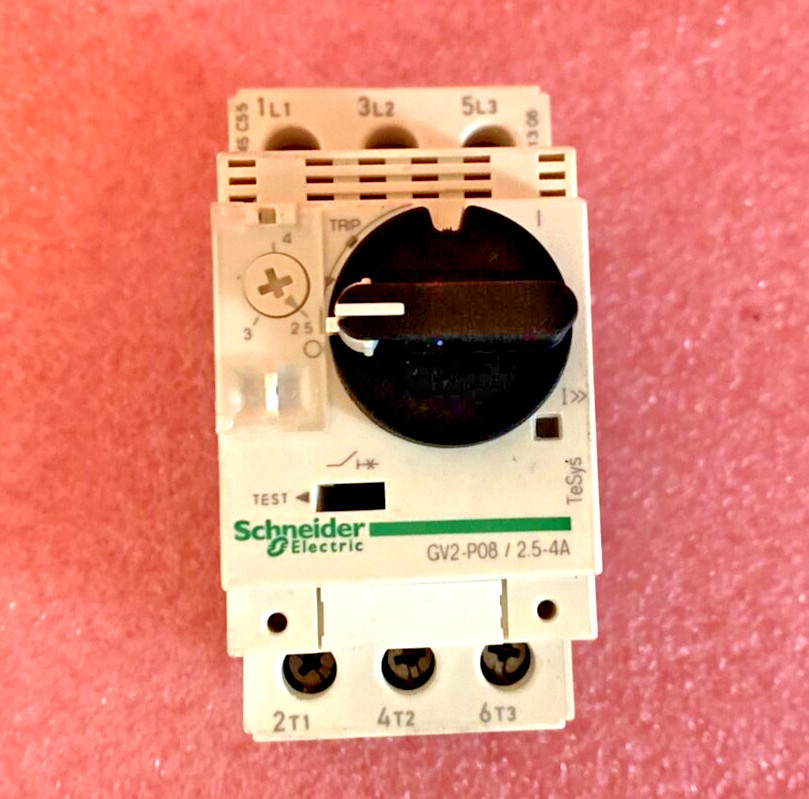 Schneider GV2P08 Motor Circuit Breaker 2.5-4 A