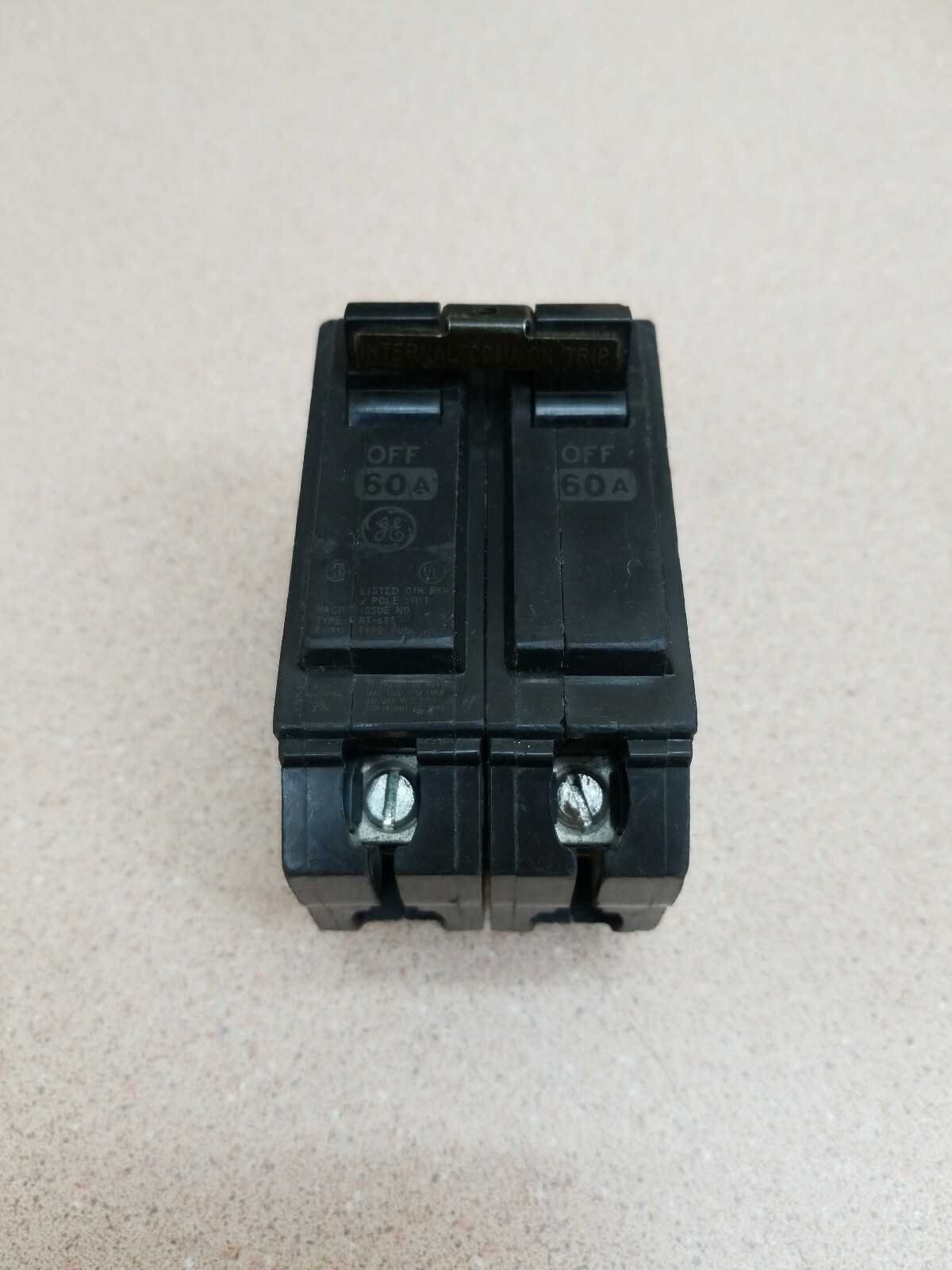General Electric THQL2160 Circuit Breaker 1/pkg 60A 240V 2P