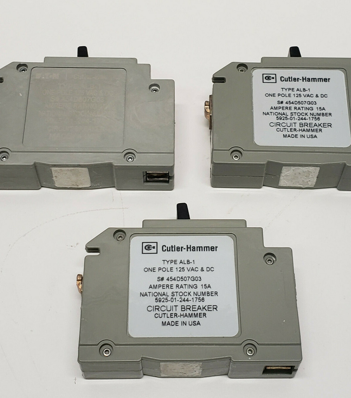 5925012441756 Eaton – Cutler Hammer ALB-1 Circuit Breaker (3 Units)