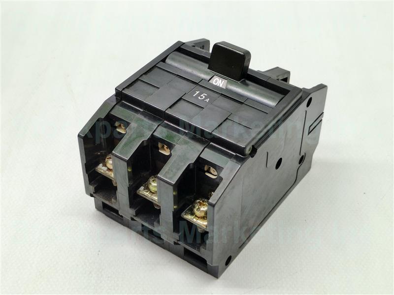 Fuji Electric F53 Auto Breaker 15A 3 Pole 30 Days Warranty Expedited Shipping