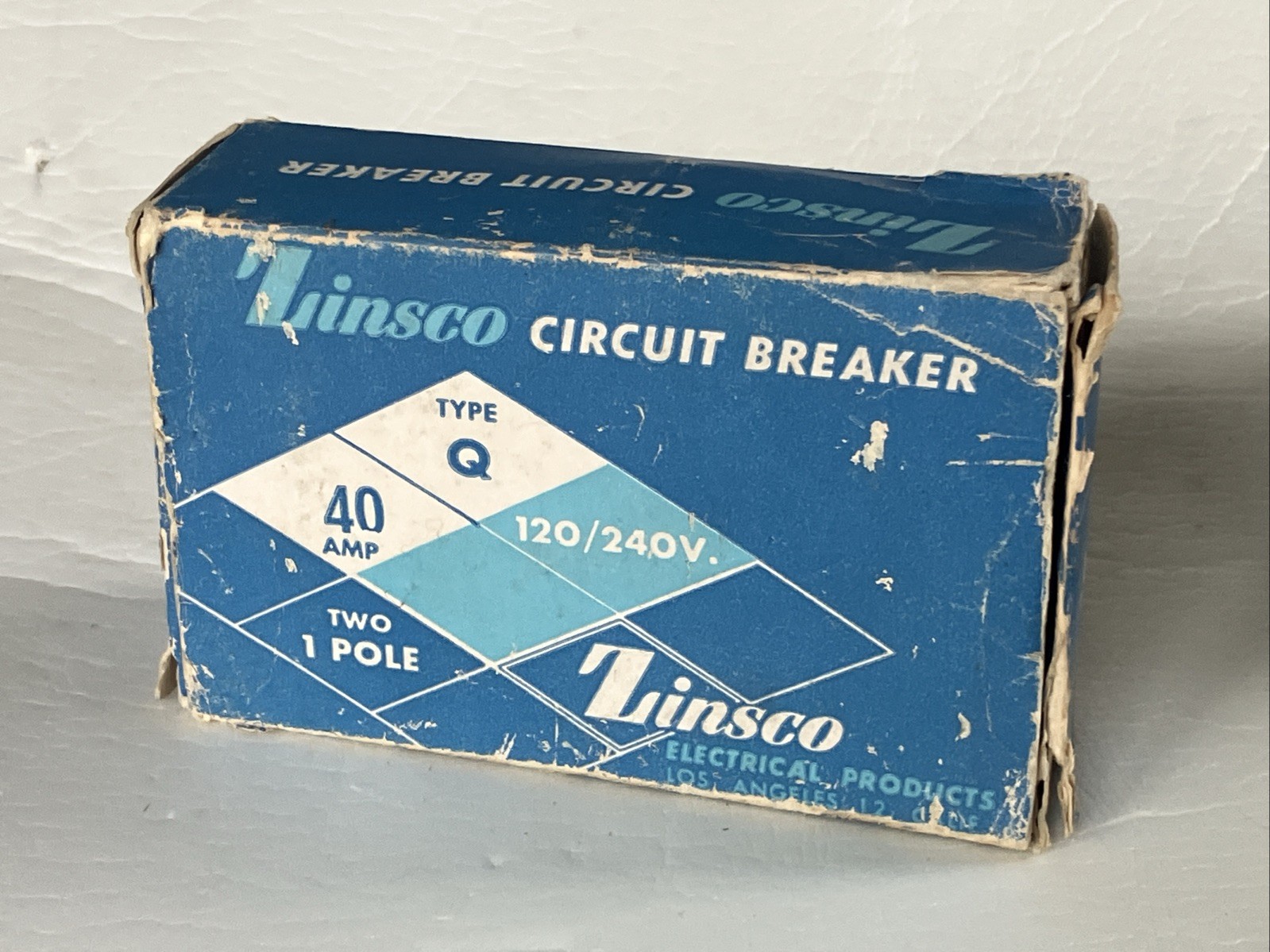 Q40 Zinsco GTE Sylvania 1P 40A Plug-in Circuit Breaker Q140 Gray handle NEW!