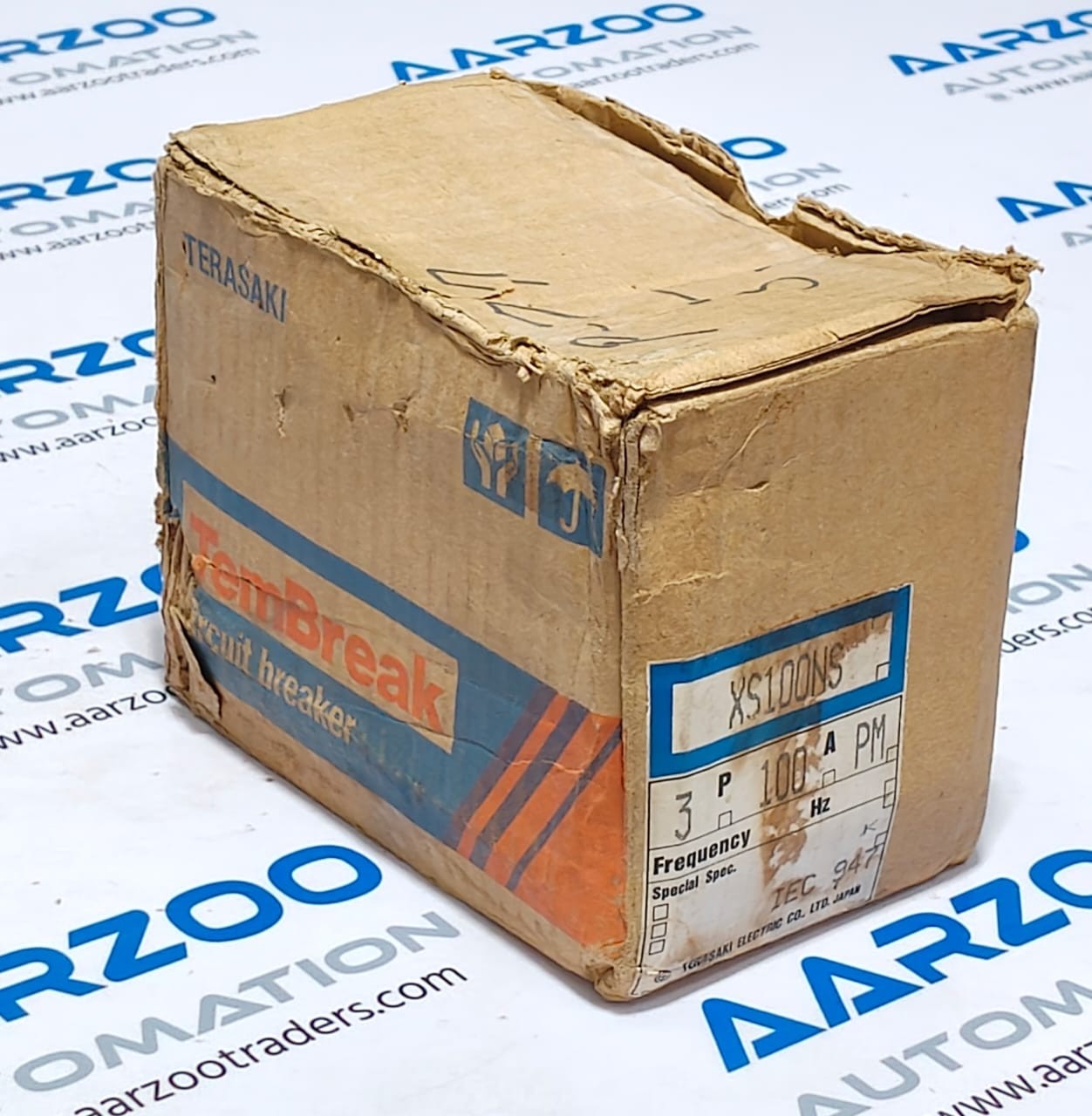 NEW TERASAKI XS100NS 3 POLE 100 AMP TemBreak CIRCUIT BREAKER AC600V DC250V