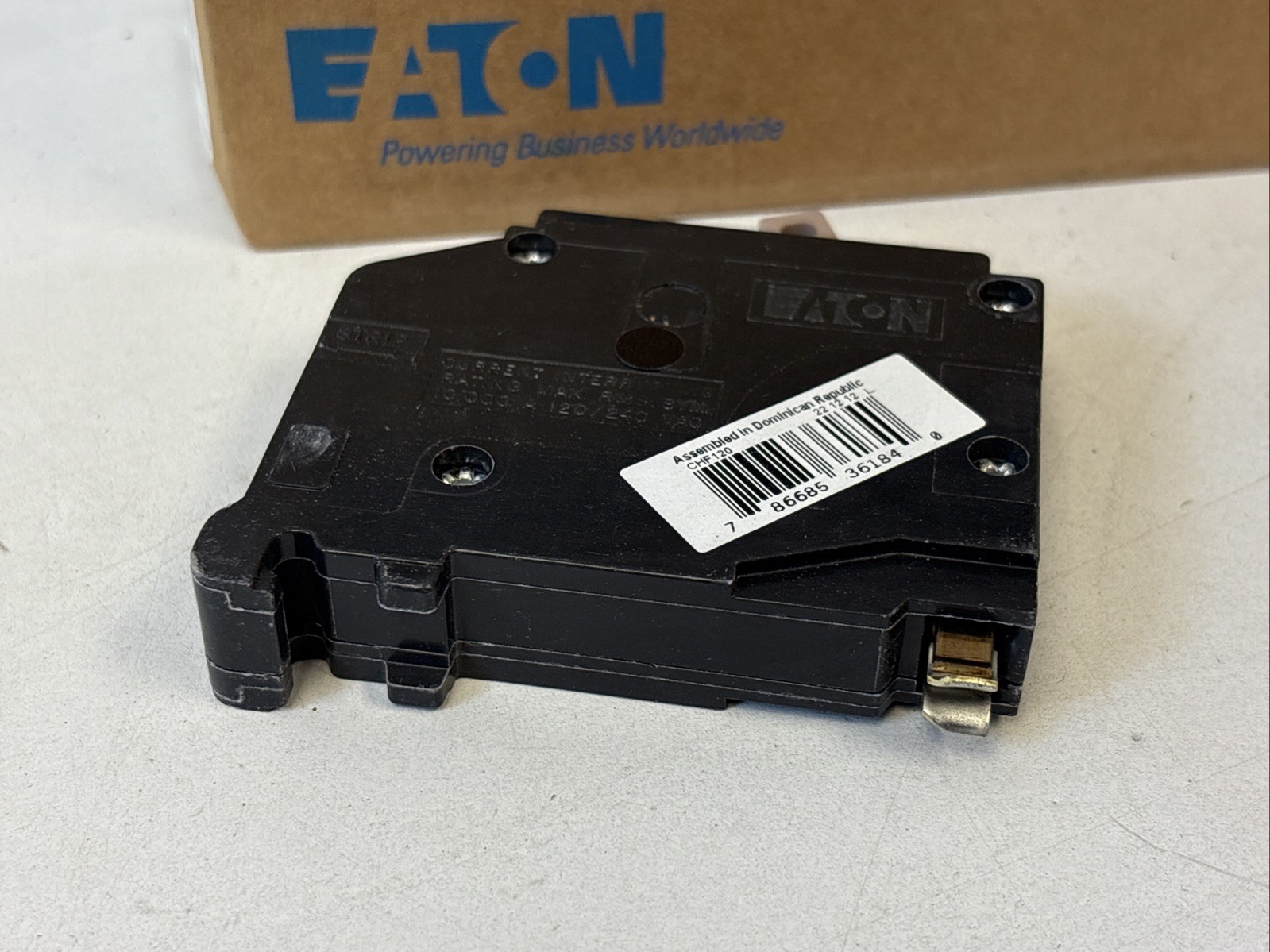(10) EATON CHF120 Circuit Breakers 20 AMP 1 Pole Type CH – New Box of 10