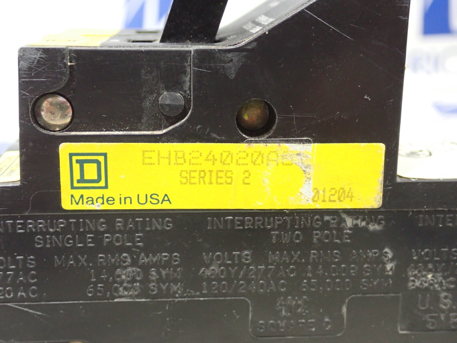 Square D PowerLink Circuit Breaker EHB24020AS 2 Pole EHB 20Amp – TESTED