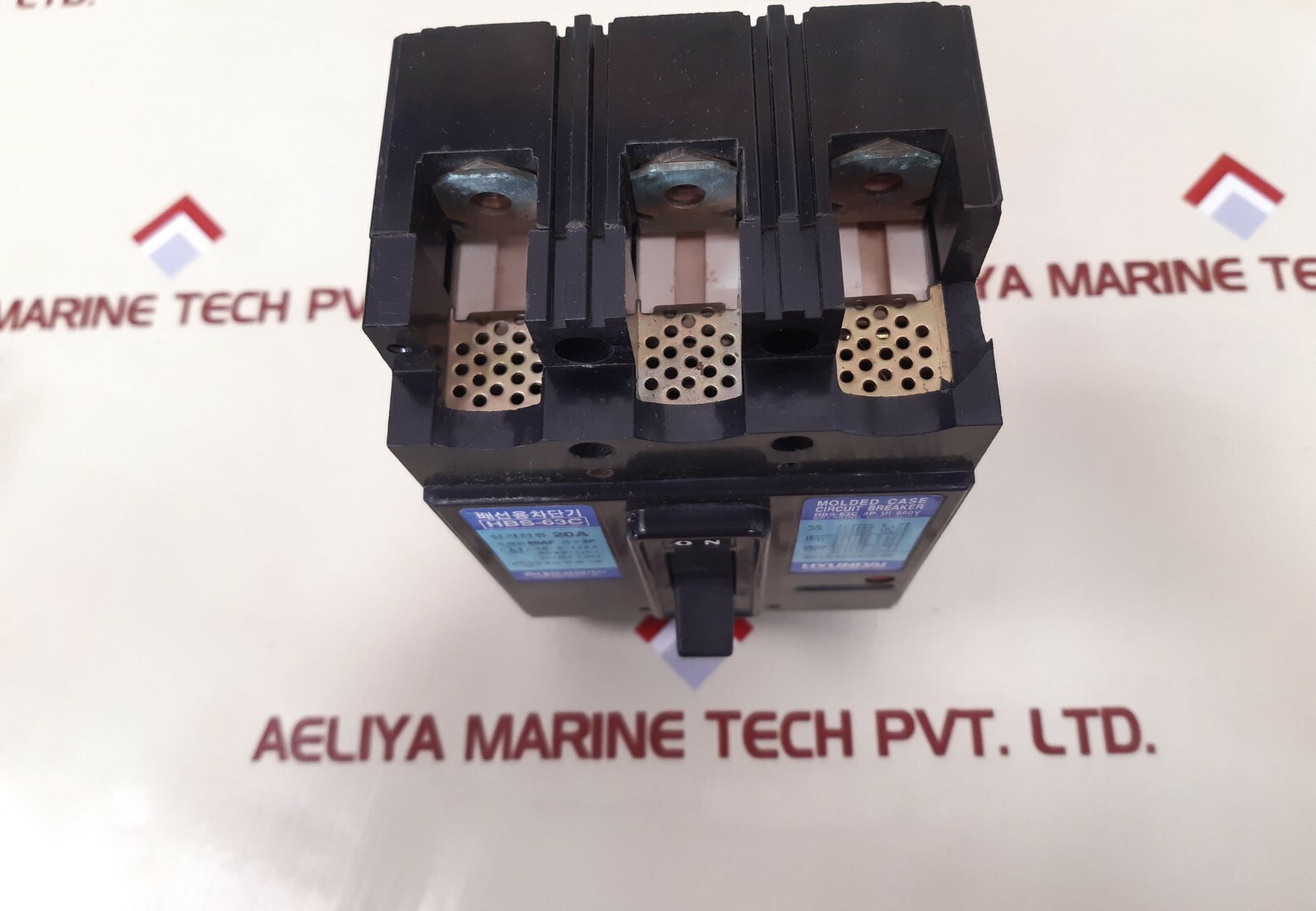Hyundai HBS-63C 3P Molded Case Circuit Breaker 20Amp