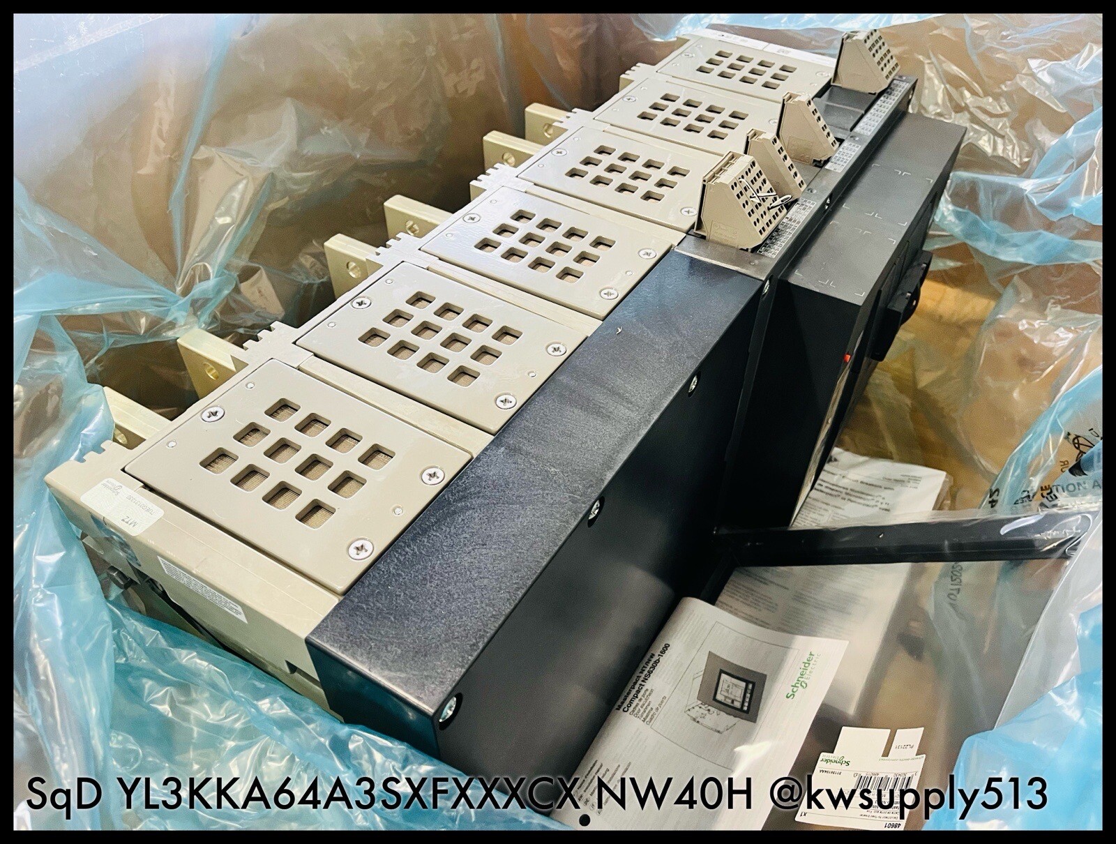 NW40H ~ Square D YL3KKA64A3SXFXXXCX NW40H Micrologic 6.0P ERMS 4000A ~ Surplus