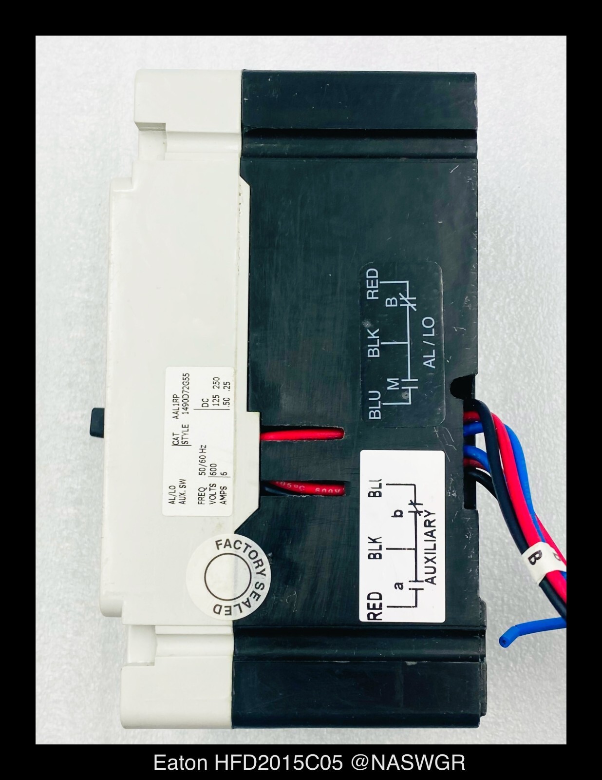Eaton HFD2015C05 Molded Case Circuit Breaker ~ 15 Amp – Unused Surplus