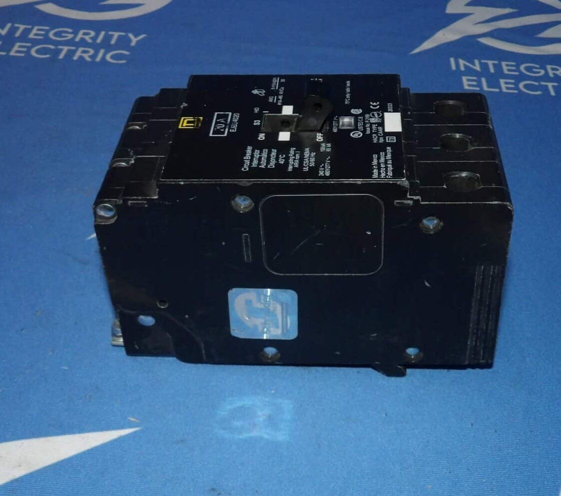 Square D EJB34020 20A 480Y/277V 3 Pole Circuit Breaker + 1 Year Warranty