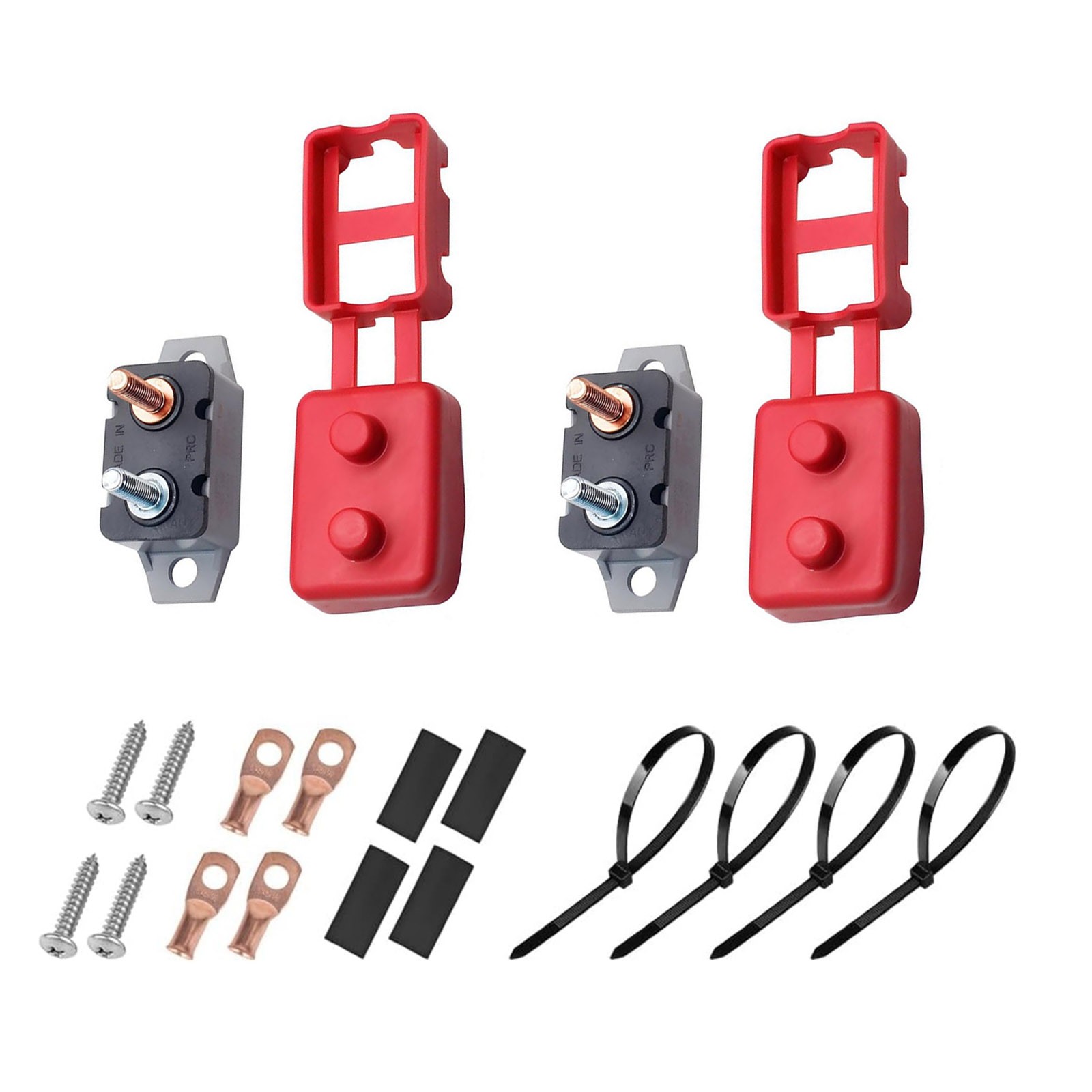 Thermal Protection 50A Circuit Breaker Auto Reset DC12V/24V For Heavy Duty Use