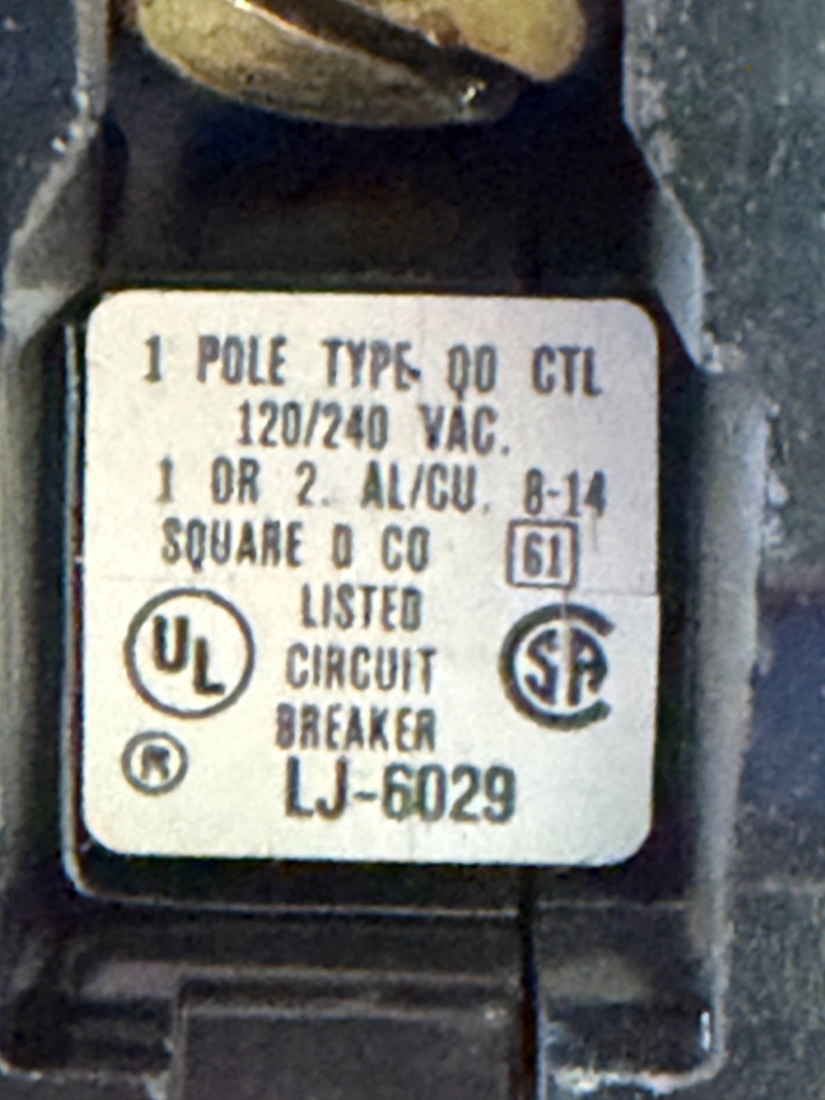 Square D Circuit Breaker Lot (1) 2 pole 30a, (4) 20a, (8) 15a All Work Perfect