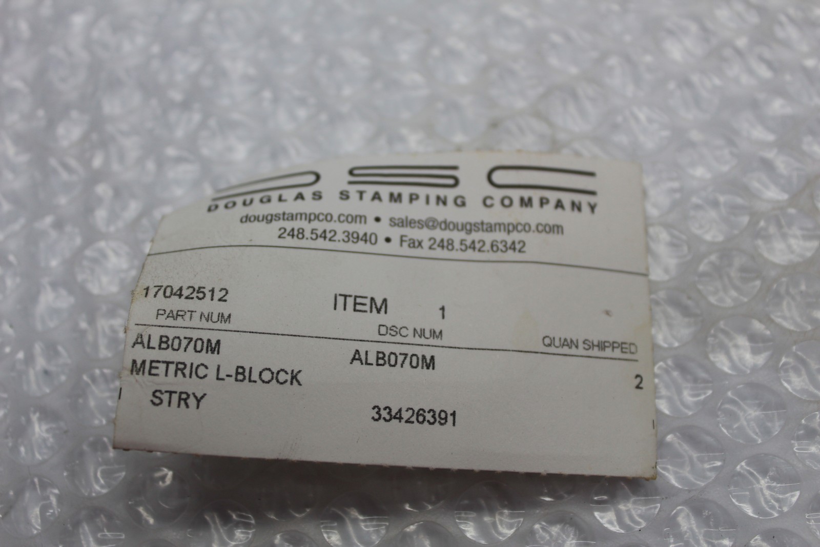 DSC ALB070M L-BLOCK NSMP