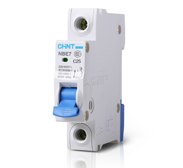 CHNT MCB NBE7 Circuit Breaker 1/2/3/4P 10A/16/20/25/32/40 to 63A Type C