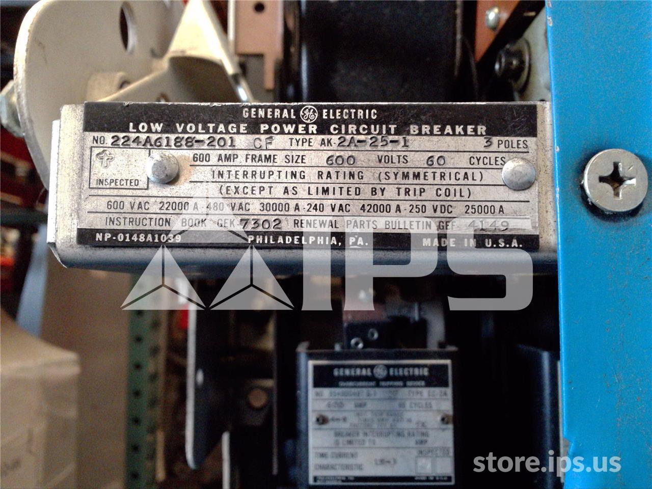 AK-2A-25 – 600A GE AK-2A-25 MO/DO SKU009014