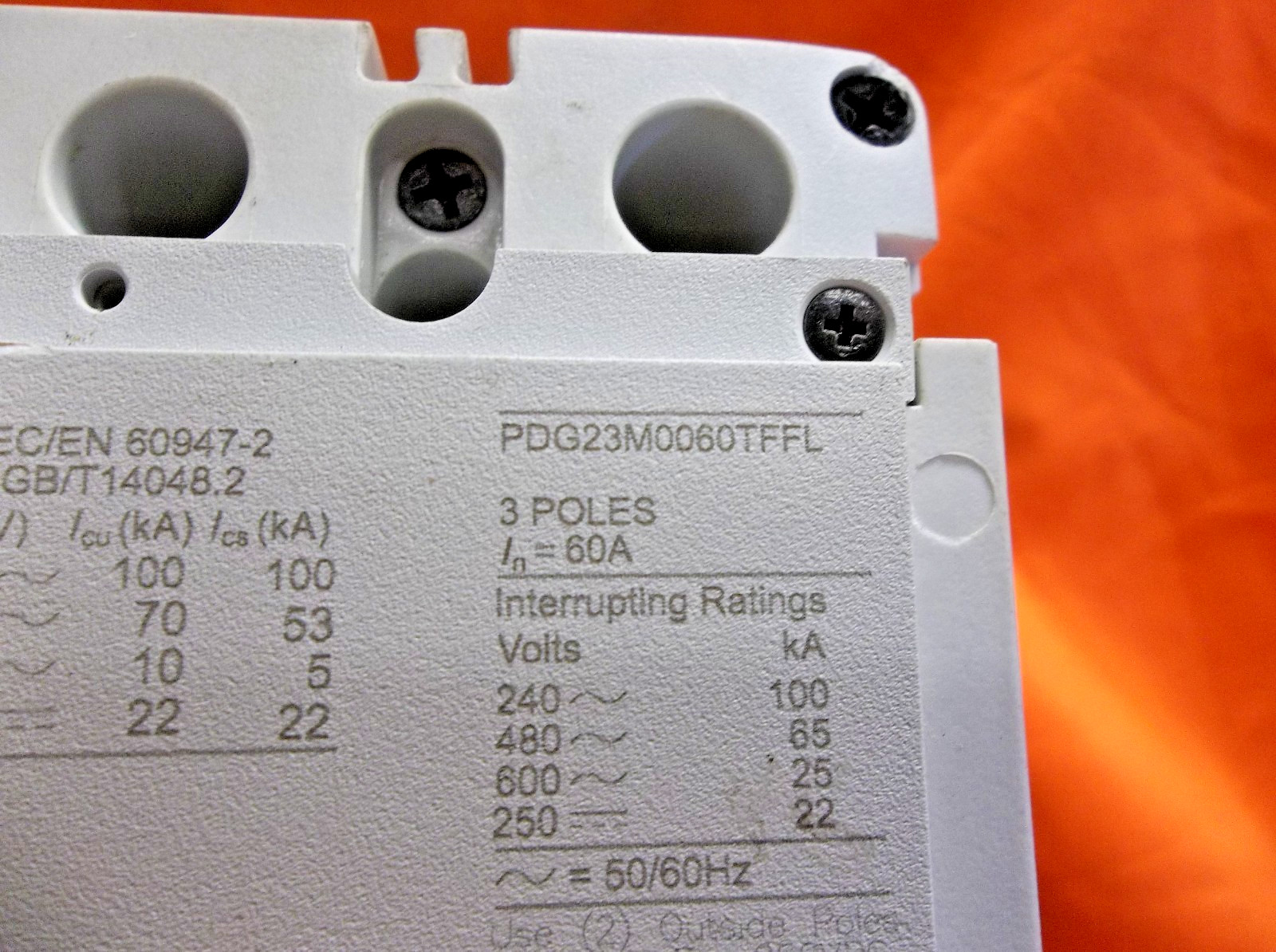 EATON PDG23M0060TFFL circuit breaker 1166A5